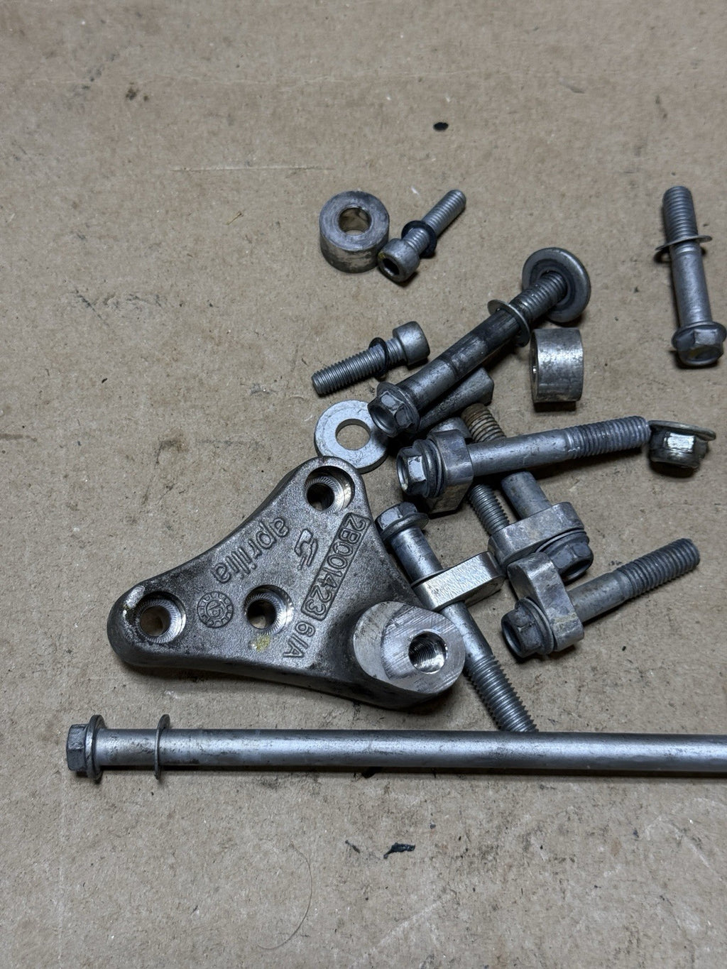 15-18 Aprilia RSV4 1000 OEM Engine Frame Mount Bolts Hardware Set