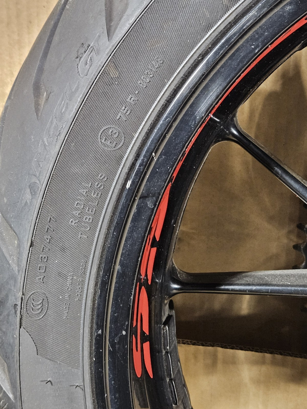 2012 BMW S1000RR OEM Front Rear Wheels Rims Set with Brake Rotors Wheel Pair15