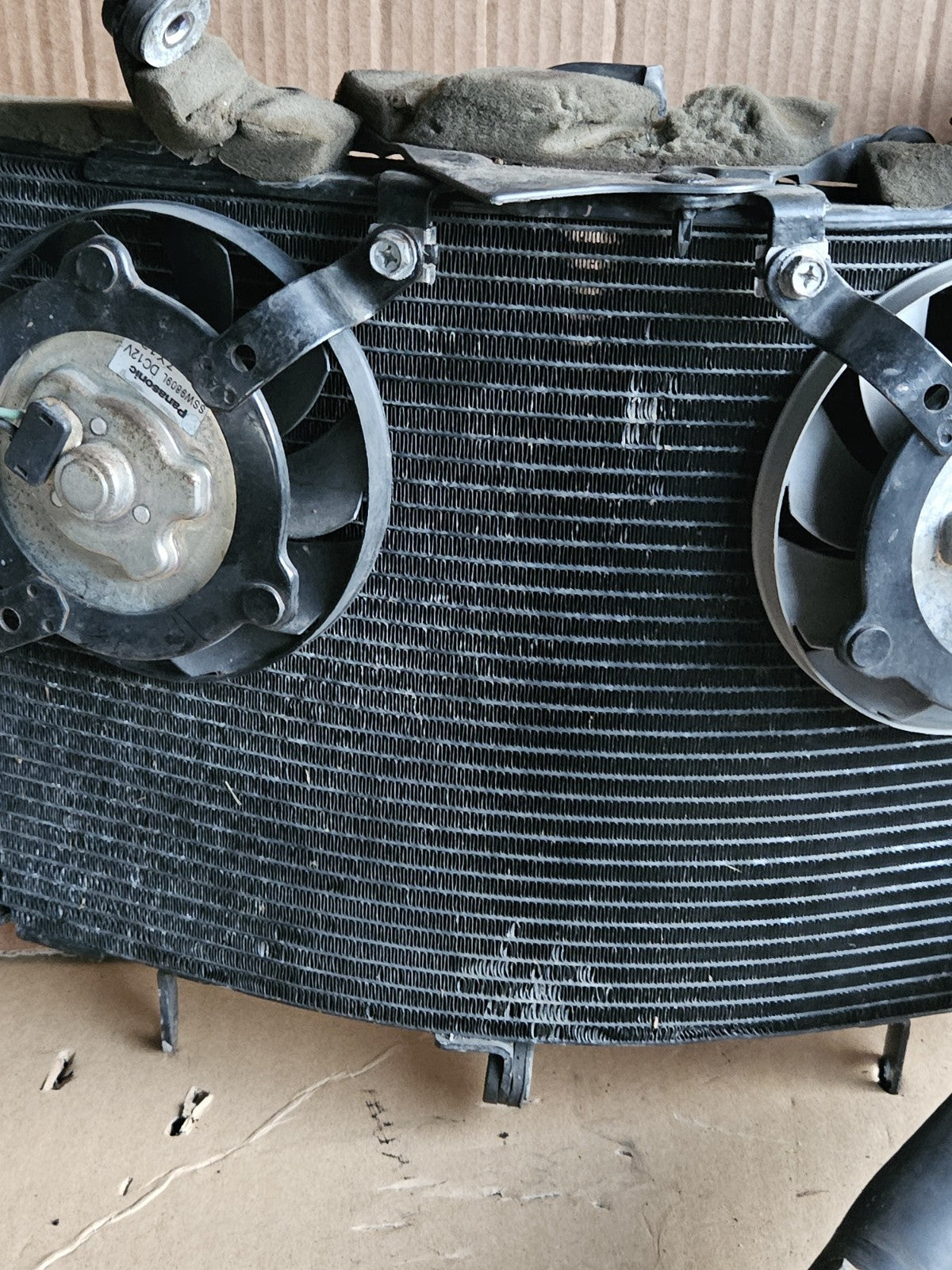 2008-2016 Yamaha YZF-R6 R6 OEM Radiator Cooling Fans Overflow Tank 13S-12461-009