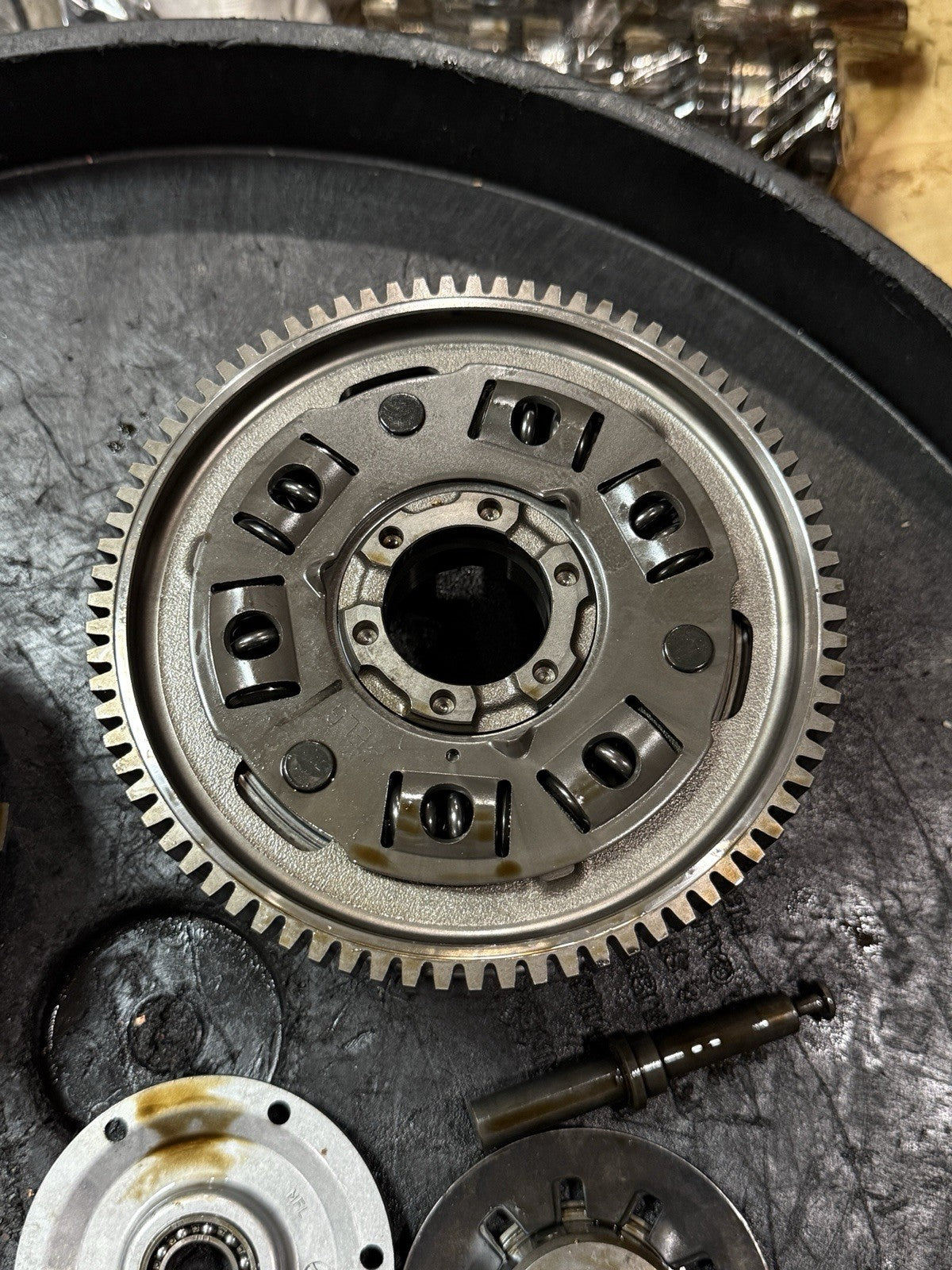 2008-2011 Honda CBR1000RR OEM Clutch Basket Hub Plates Pressure Plate Assembly14