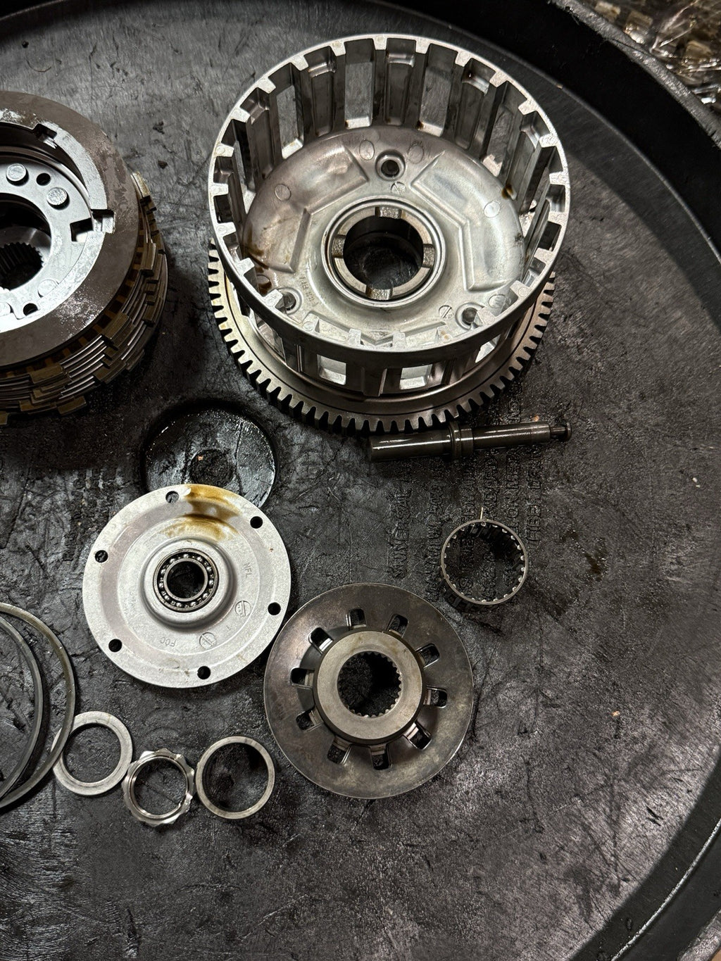 2008-2011 Honda CBR1000RR OEM Clutch Basket Hub Plates Pressure Plate Assembly9