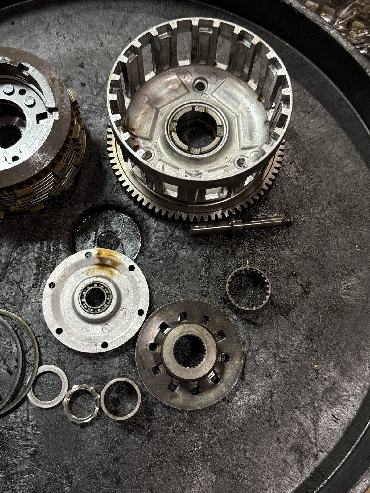 2008-2011 Honda CBR1000RR OEM Clutch Basket Hub Plates Pressure Plate Assembly9