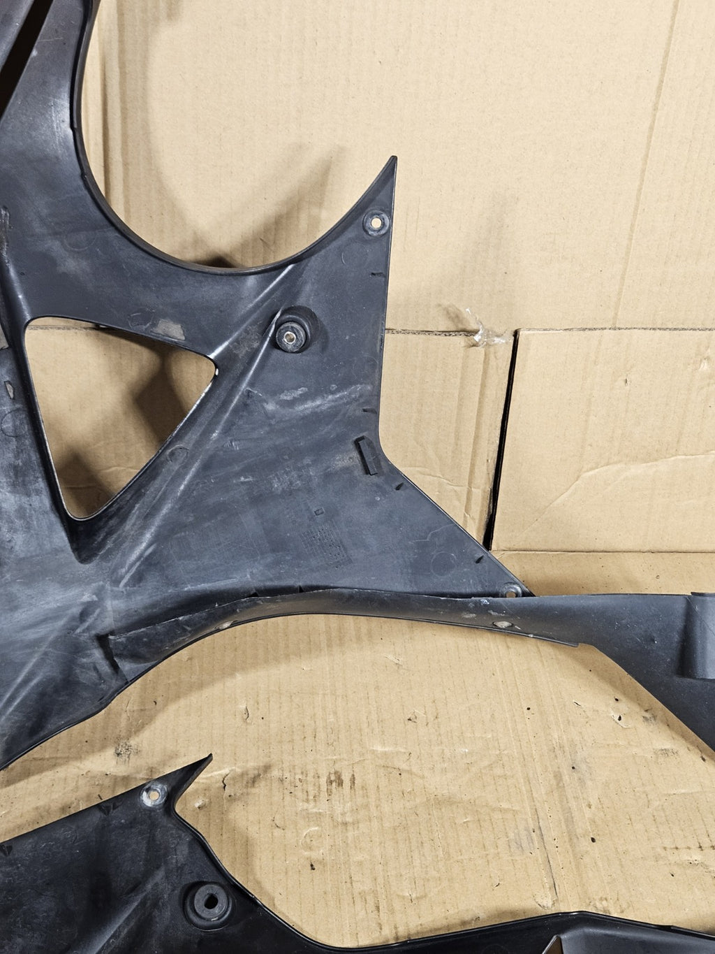 2012 BMW S1000RR OEM Lower Side Underpanel Fairing Trim Left Right Pair Black17