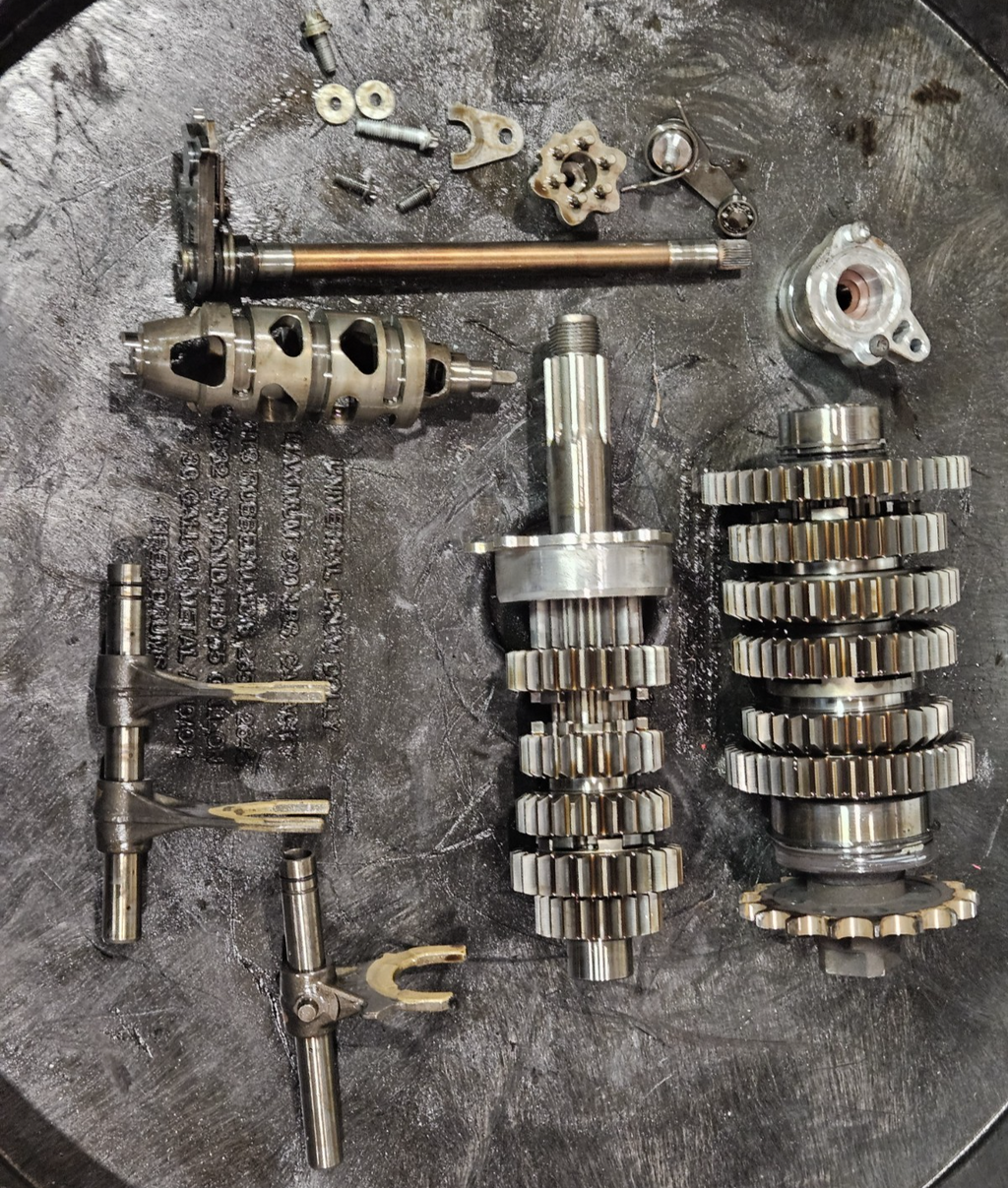 10-14 213 BMW S1000RR OEM Transmission Gears Shift Forks Engine Motor Tranny Set