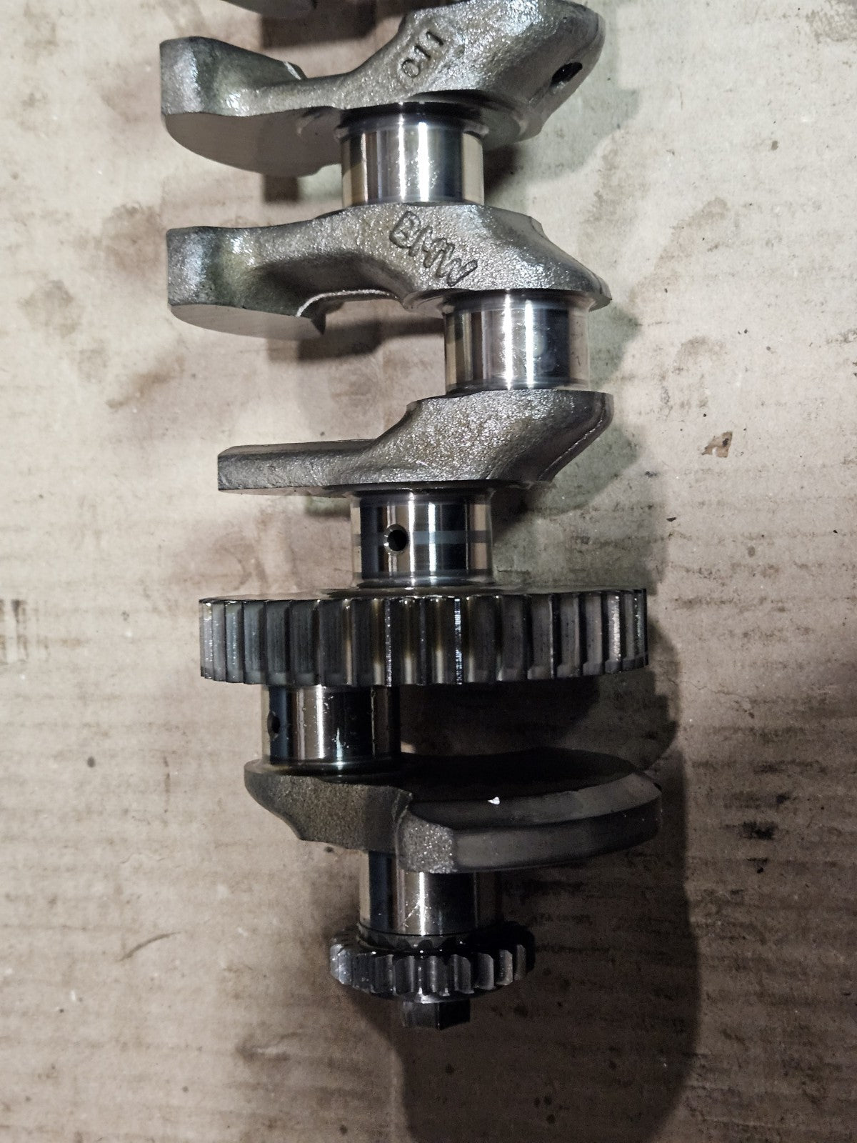 09-14 BMW S1000RR Engine Crankshaft Crank Shaft OEM Motor Bottom End Assembly