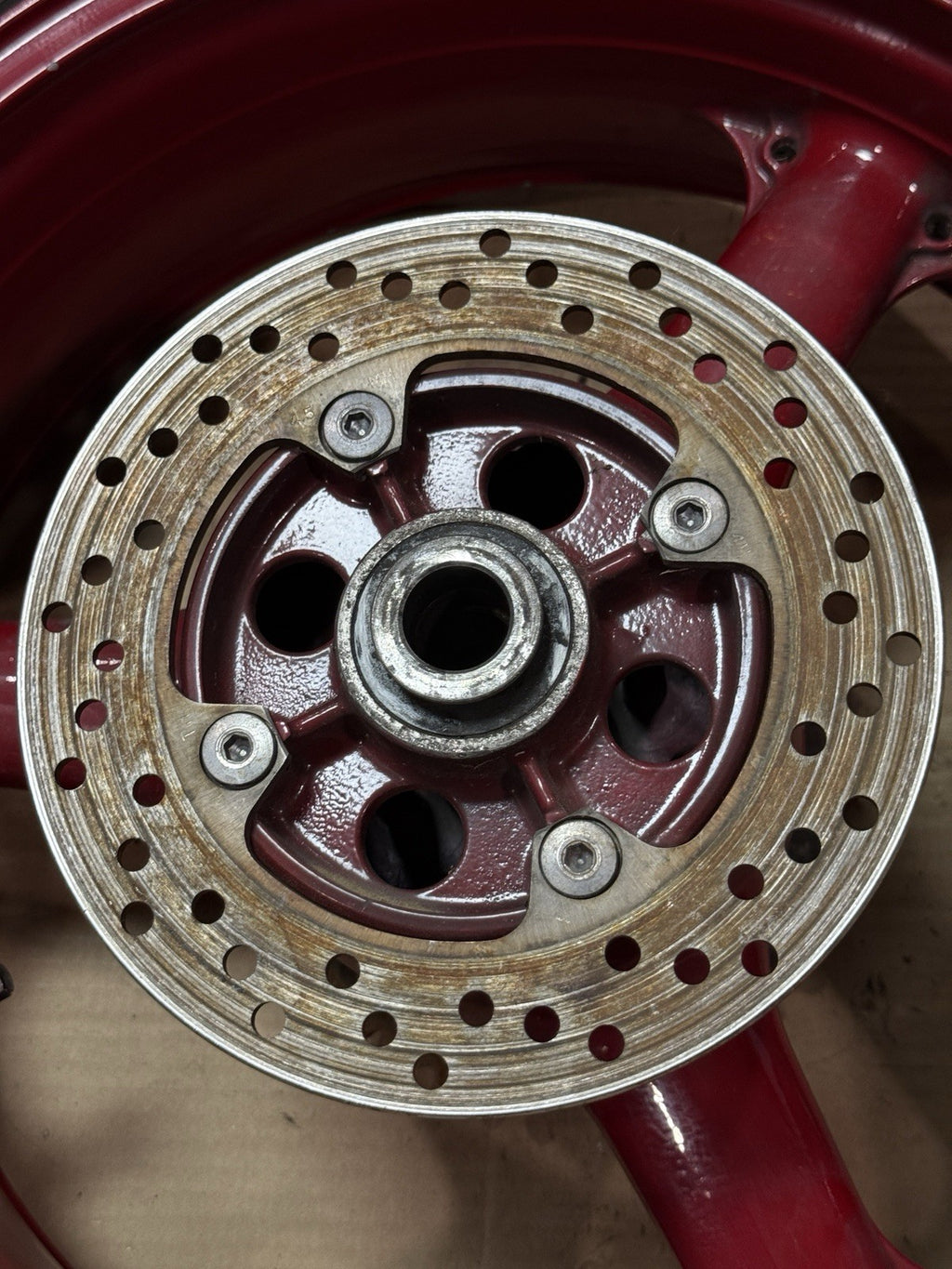 1998-2008 Kawasaki Ninja ZX6R ZX636 ZZR600 OEM Rear Wheel Rim Wheel Assembly18