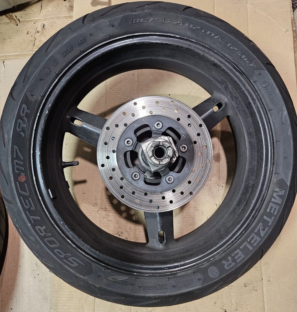 2003 Suzuki GSXR 600 750 SV OEM Rear Wheel Rim Straight