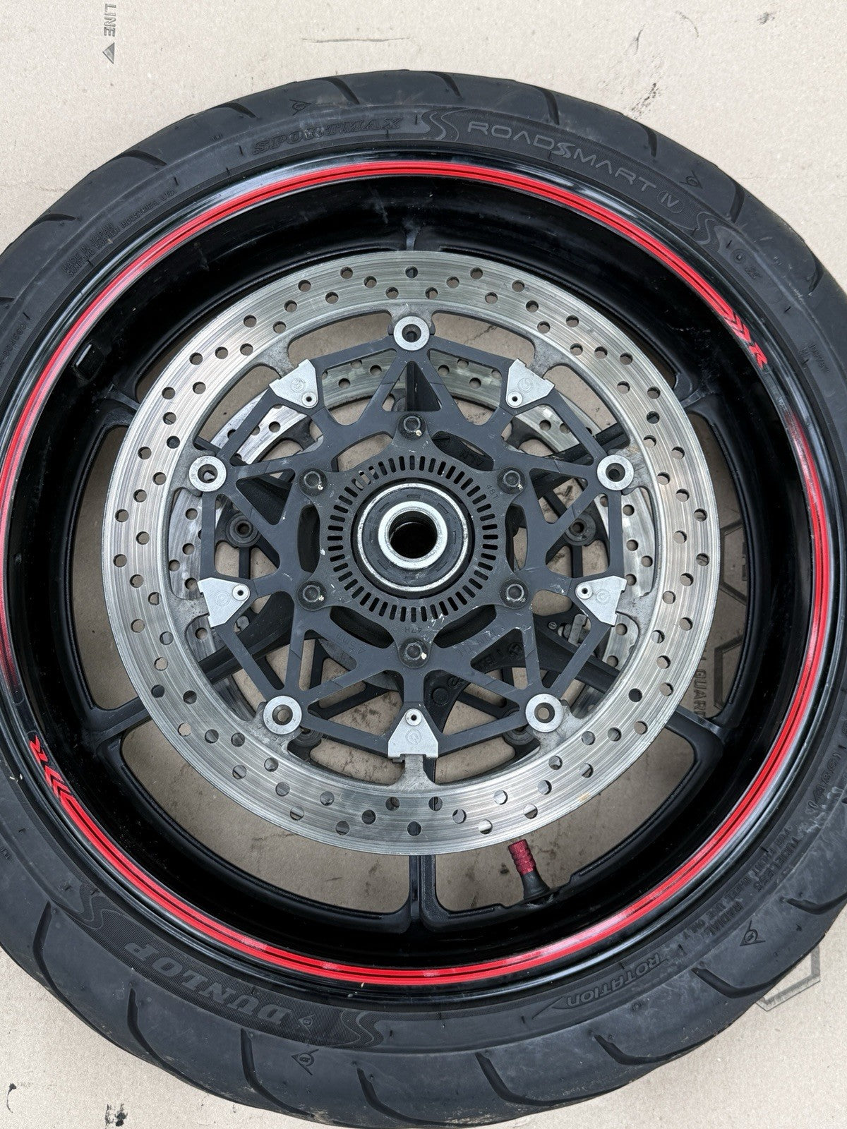 2017-2025 Suzuki GSXR1000 GSXR1000R OEM Front Rear Wheels Rotors Sprocket Hub5