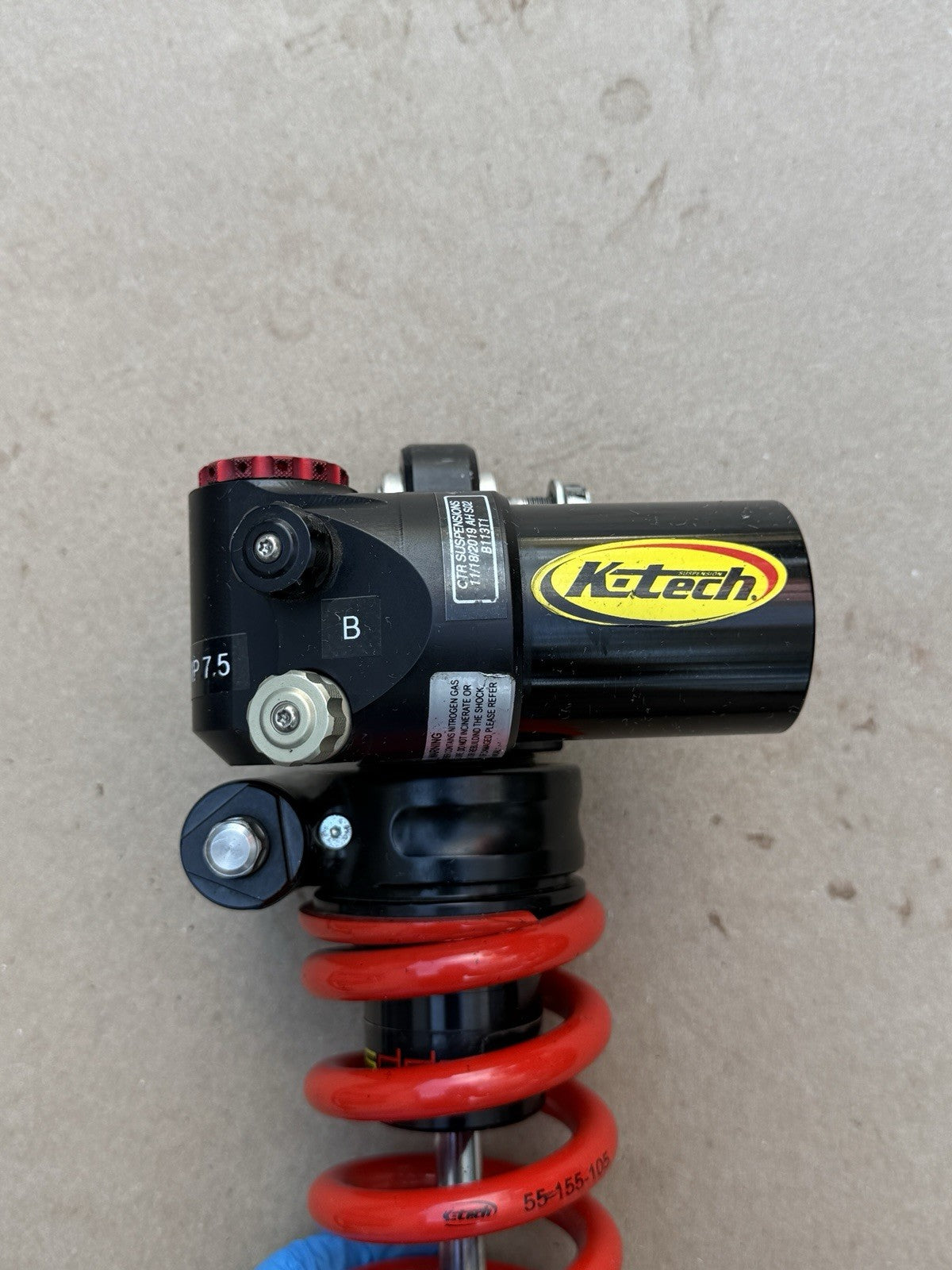 09-16 Suzuki GSXR1000 K-Tech DDS Pro Rear Shock Suspension OEM