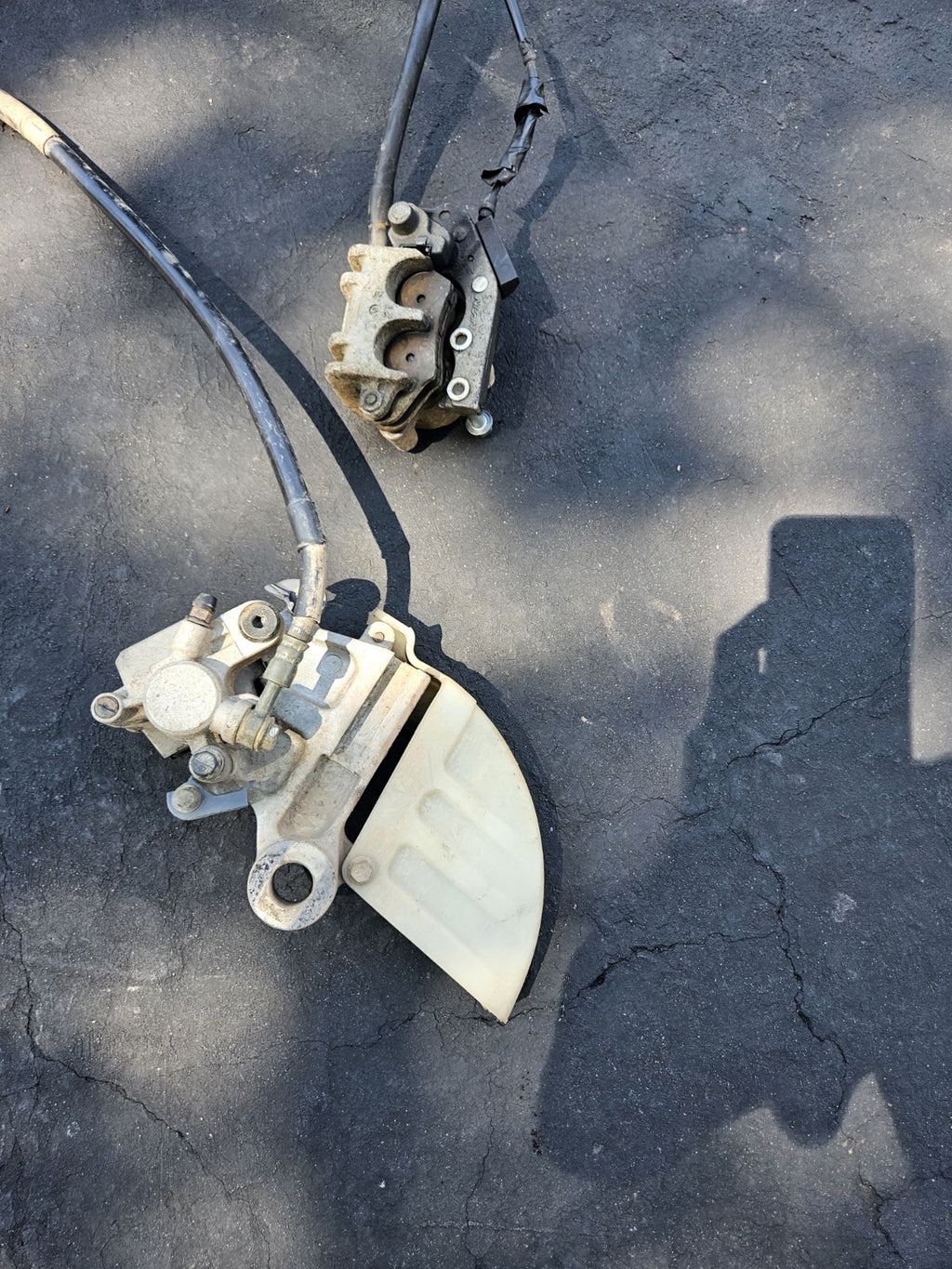 03-24 Suzuki DRZ400E OEM Front Rear Brake Calipers Master Cylinder Line Set