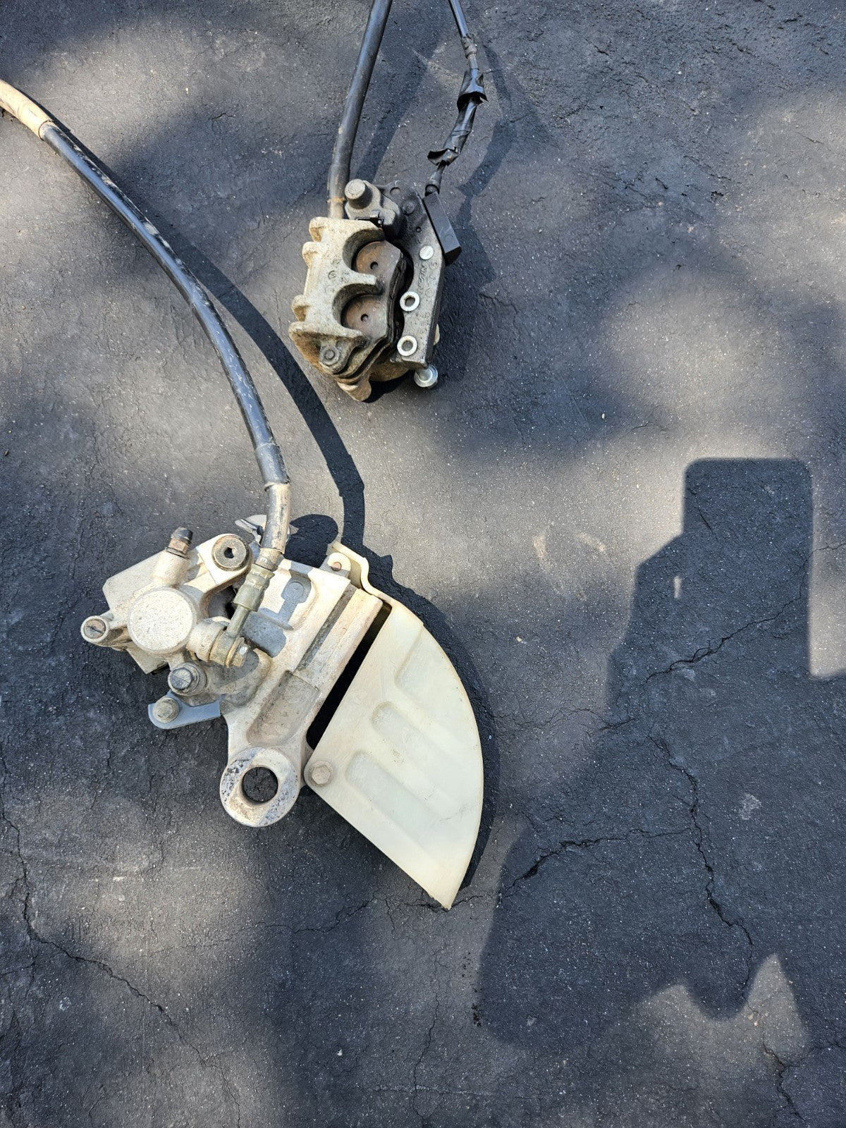 03-24 Suzuki DRZ400E OEM Front Rear Brake Calipers Master Cylinder Line Set