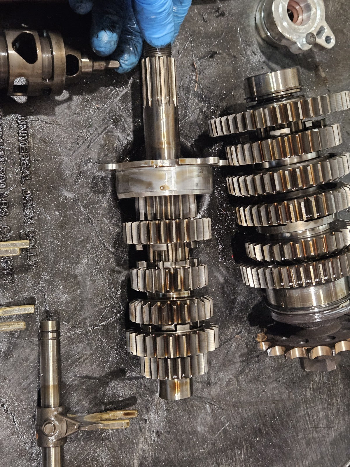 10-14 213 BMW S1000RR OEM Transmission Gears Shift Forks Engine Motor Tranny Set