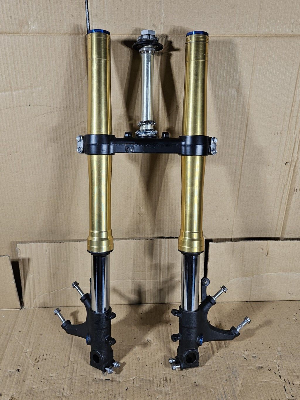 2013 Honda CBR600RR Front Forks Straight Gold Pair OEM 51410-MJC-A11 2013-202019