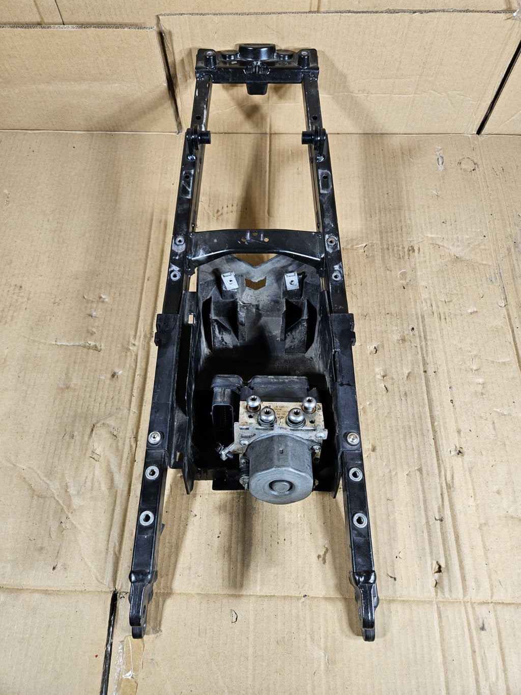 2012 BMW S1000RR OEM Rear Subframe with Battery Box Tray ABS Pump Unit Module17