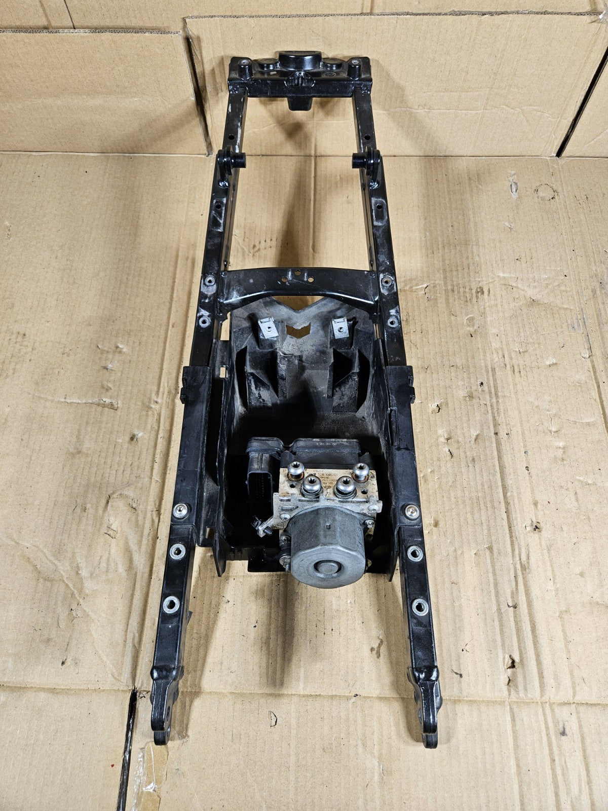 2012 BMW S1000RR OEM Rear Subframe with Battery Box Tray ABS Pump Unit Module17