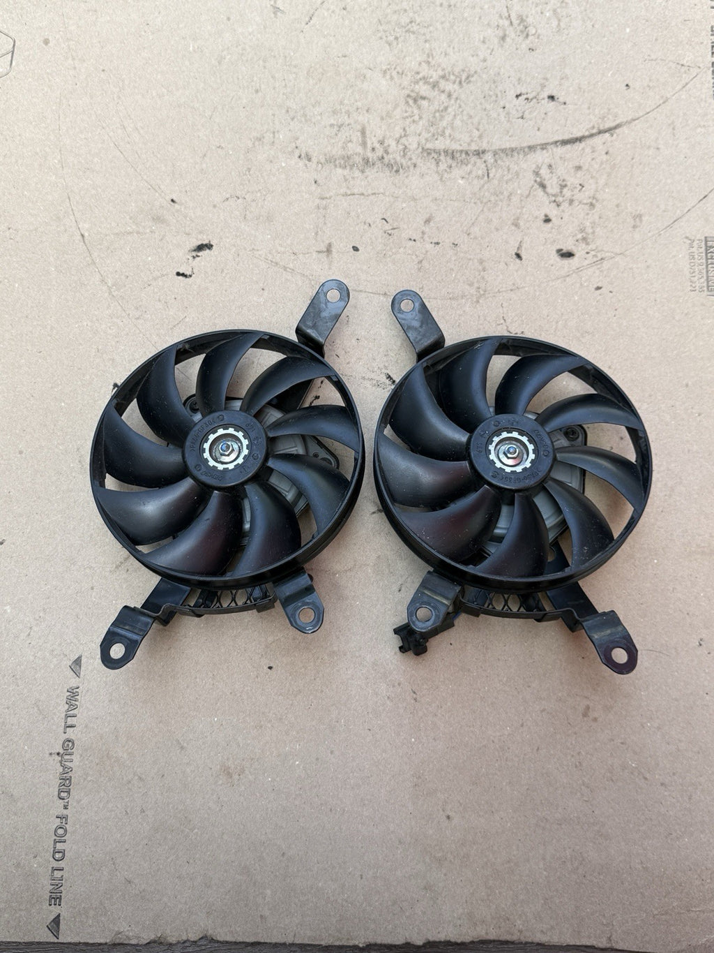 17-25 SUZUKI GSXR 1000 RIGHT LEFT SIDE RADIATOR ENGINE COOLING FANS OEM0