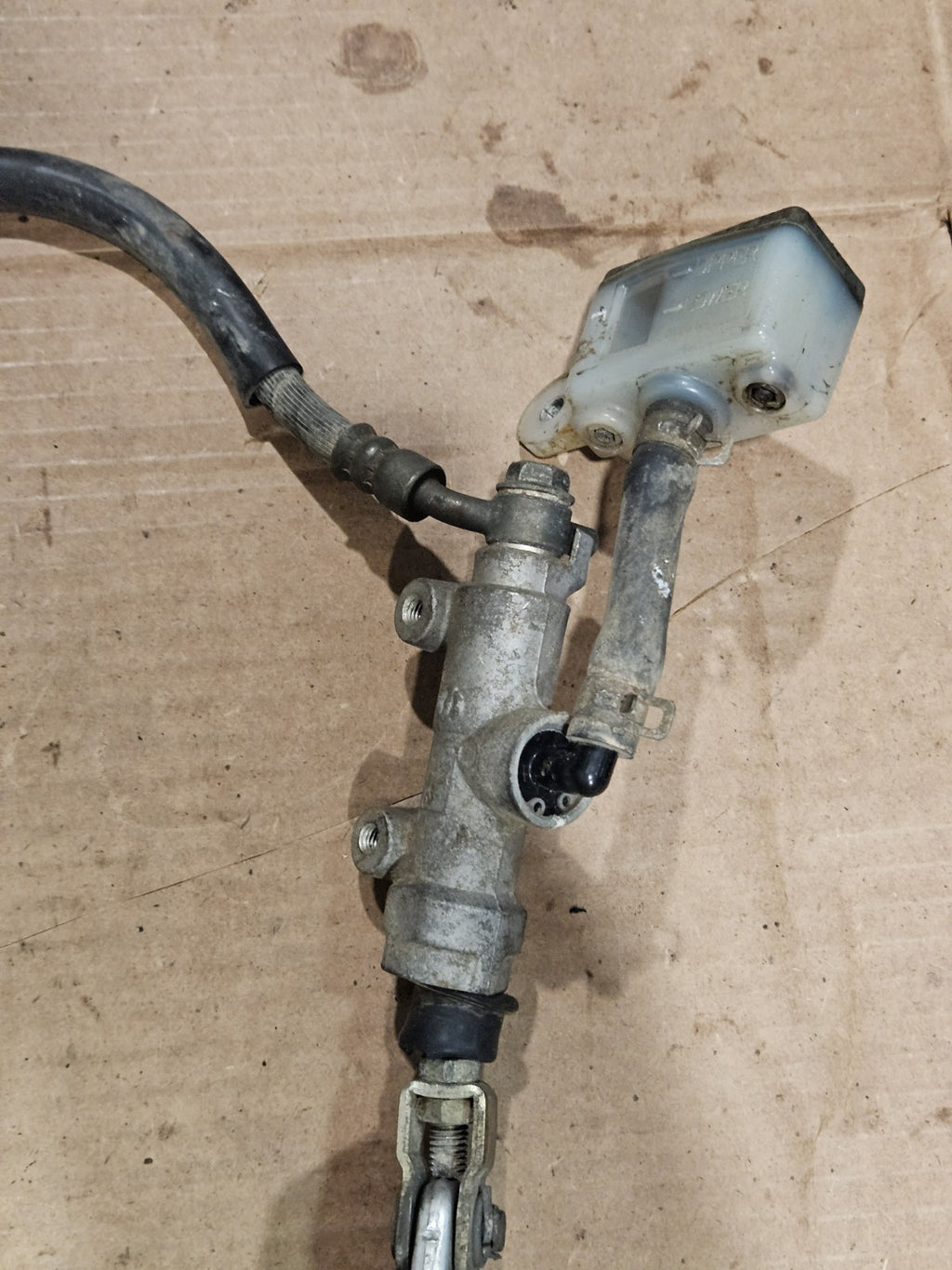 03-20 Suzuki DRZ400S OEM Rear Brake Master Cylinder Caliper Assembly Nice