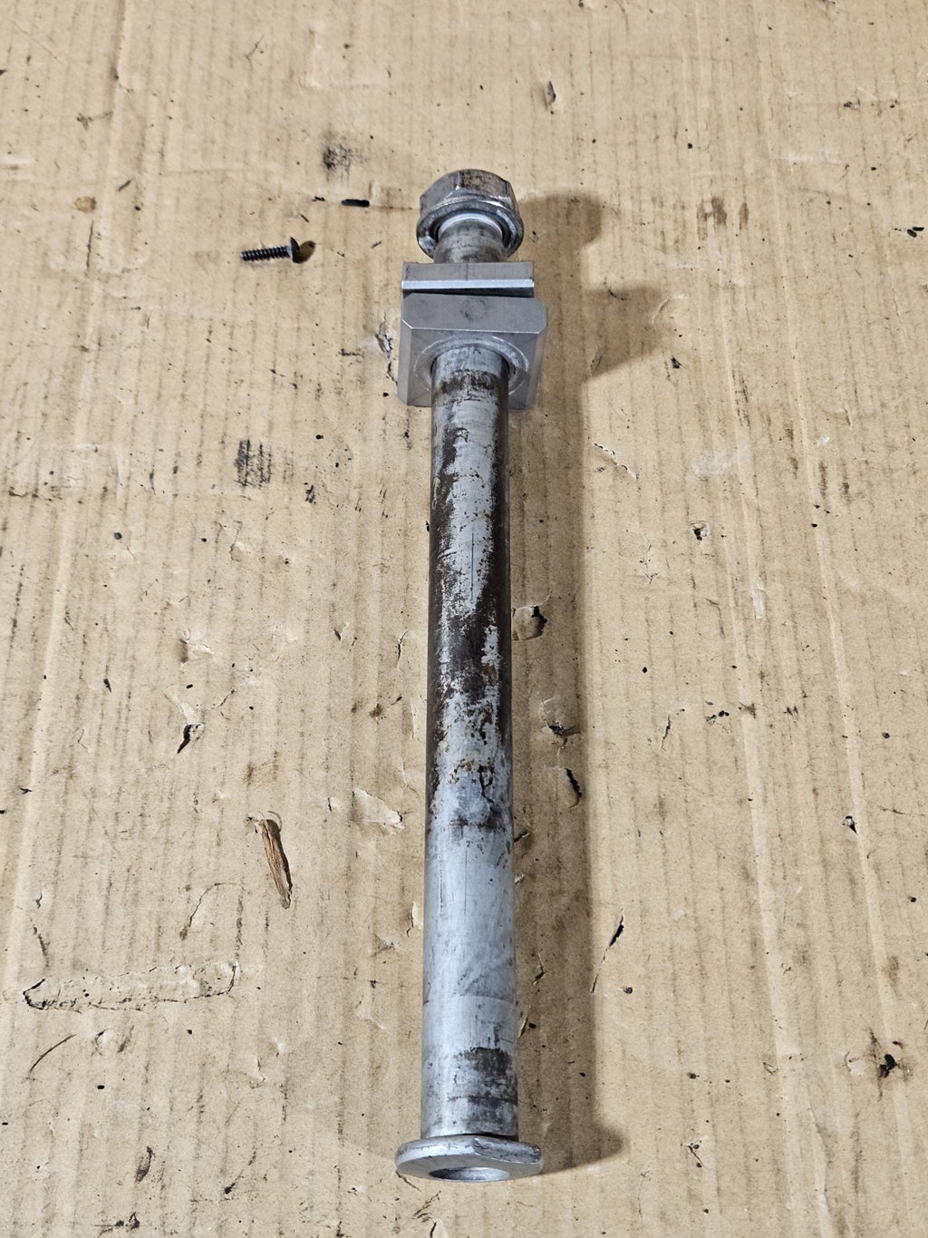  2013-2020 Honda CBR600RR Rear Axle with Chain adjuster blocks OEM Genuine6