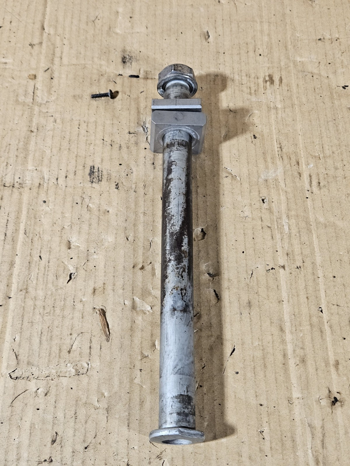  2013-2020 Honda CBR600RR Rear Axle with Chain adjuster blocks OEM Genuine6