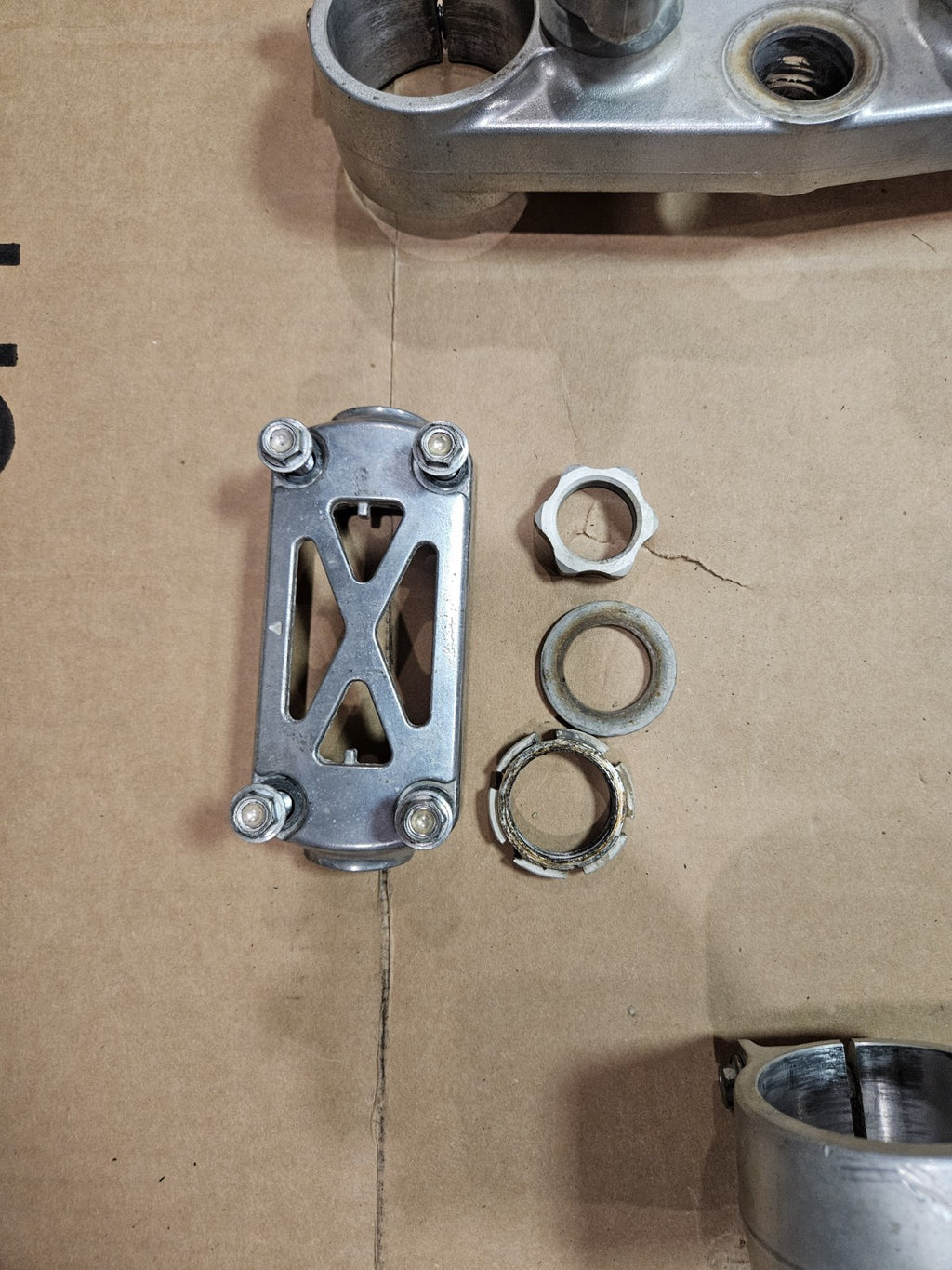 2007 Suzuki Rmz 450 Triple Tree + Clamps 07 RMZ450 05 - 07 Fork Tube Stanchion
