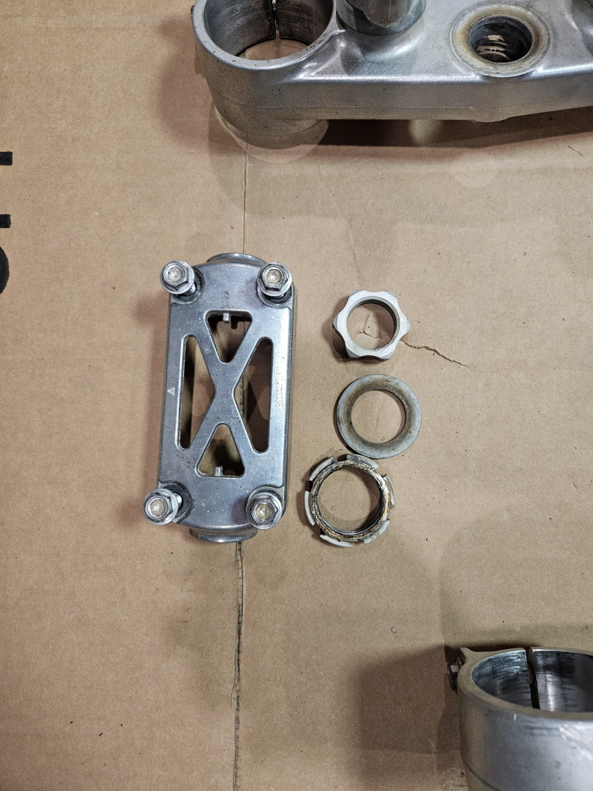 2007 Suzuki Rmz 450 Triple Tree + Clamps 07 RMZ450 05 - 07 Fork Tube Stanchion