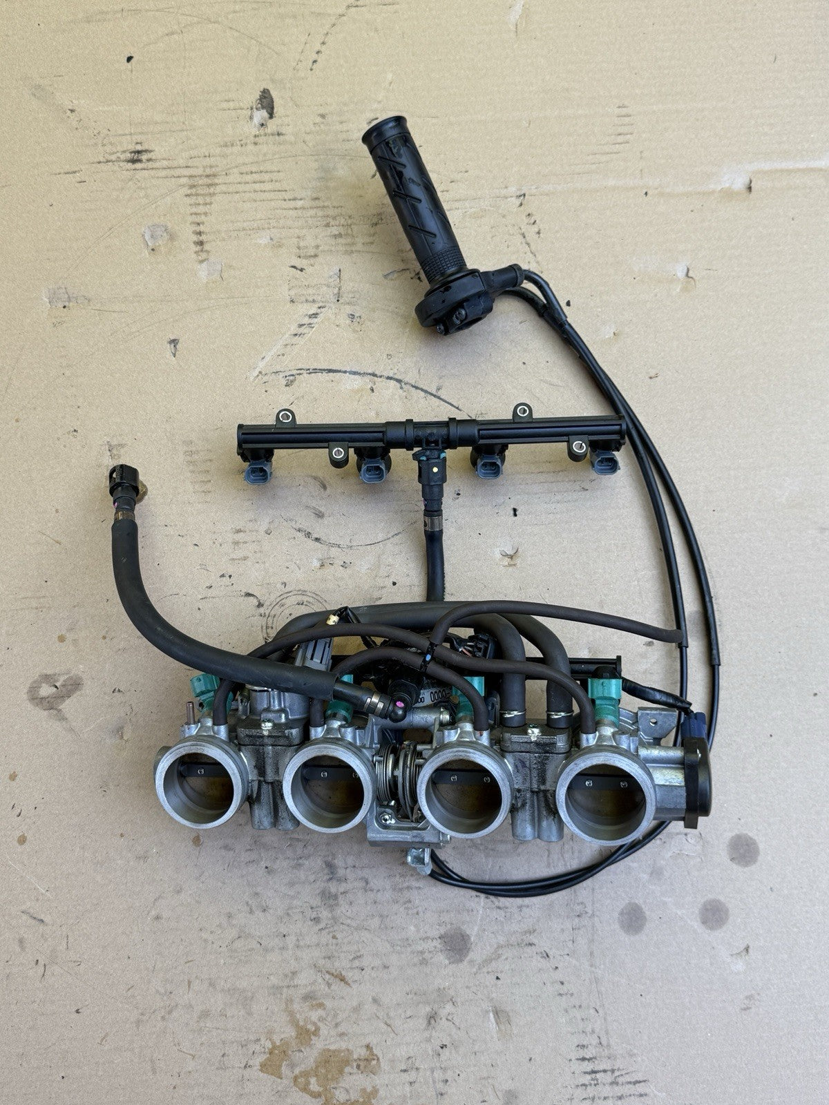 2008-2016 Honda CBR1000RR OEM Throttle Body Bodies Fuel Injectors 16460-MFL-0034