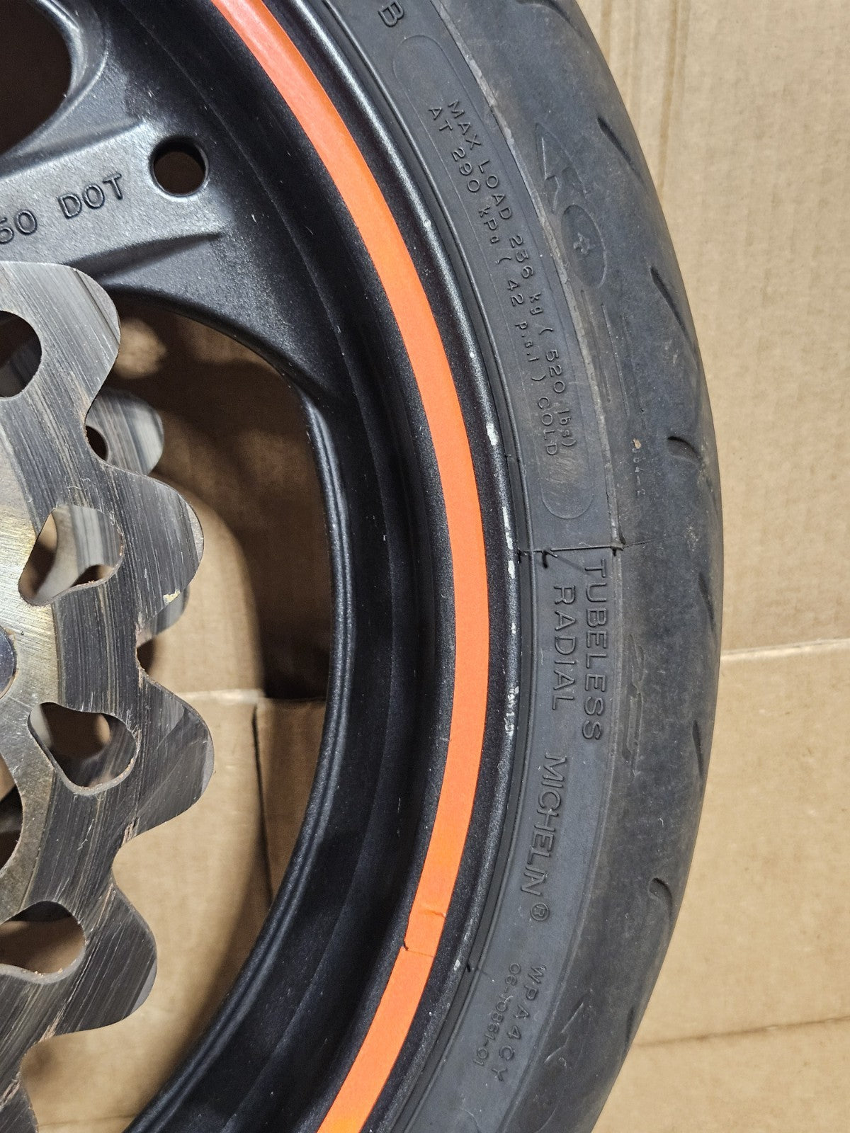 2006 Honda CBR1000RR Wheel Set Front & Rear OEM 44650MELD20ZB 2006-2007 READ19