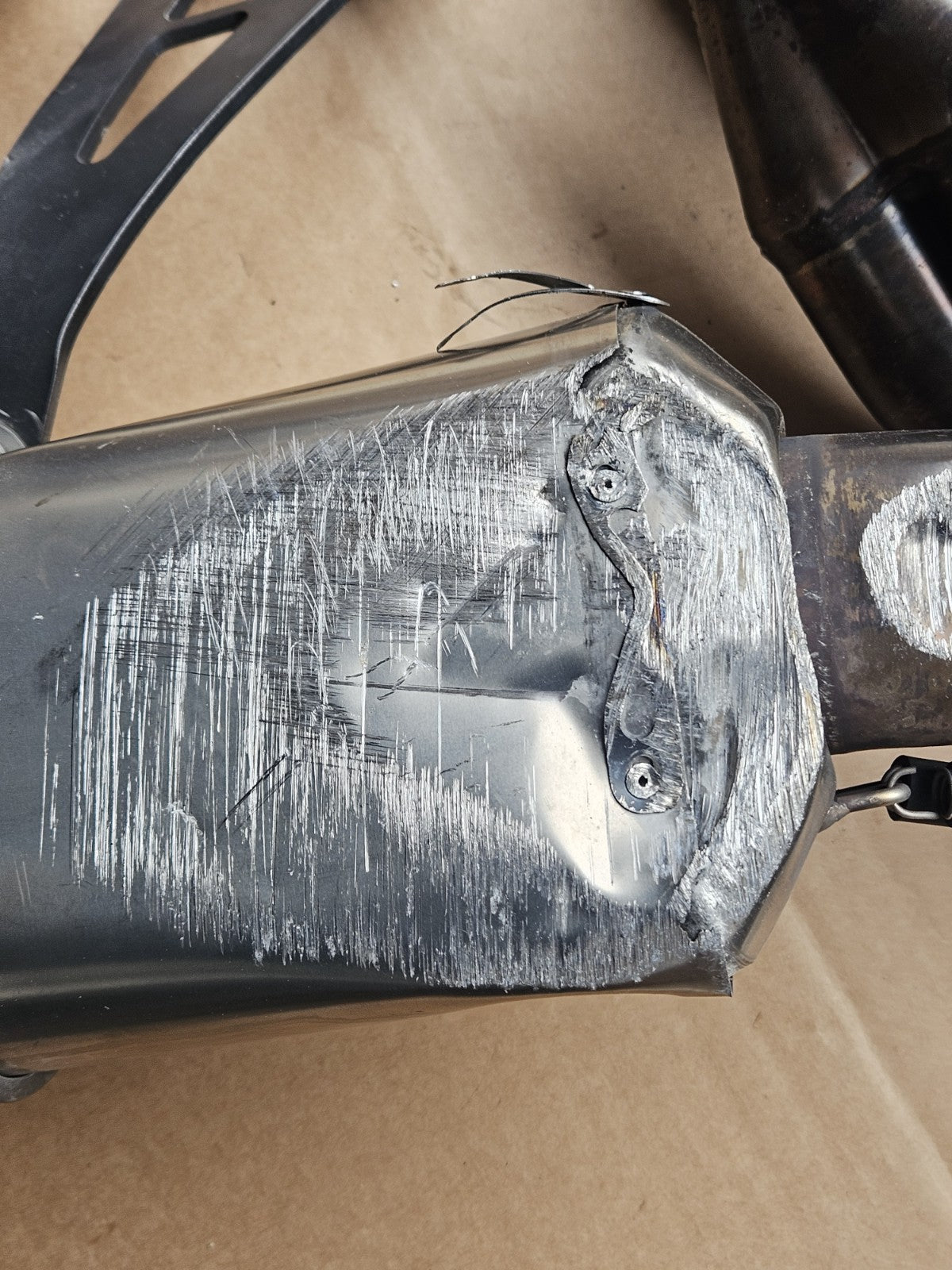 10-14 BMW S1000RR Brock's Full Exhaust System Headers Muffler Damaged