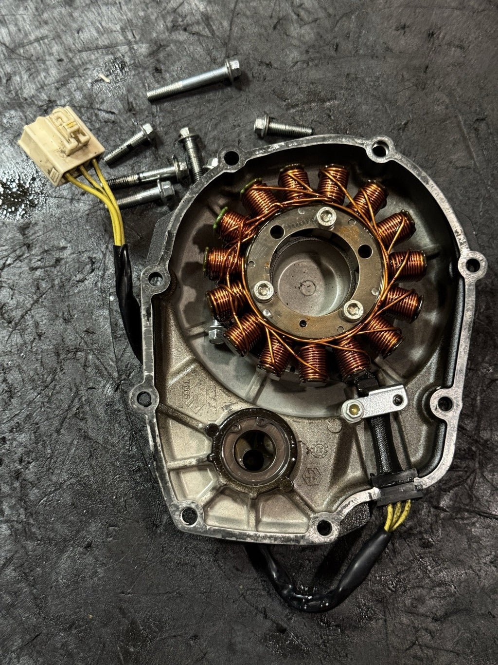2015-2016 Aprilia RSV4 OEM Stator Generator Alternator Engine Cover Genuine9