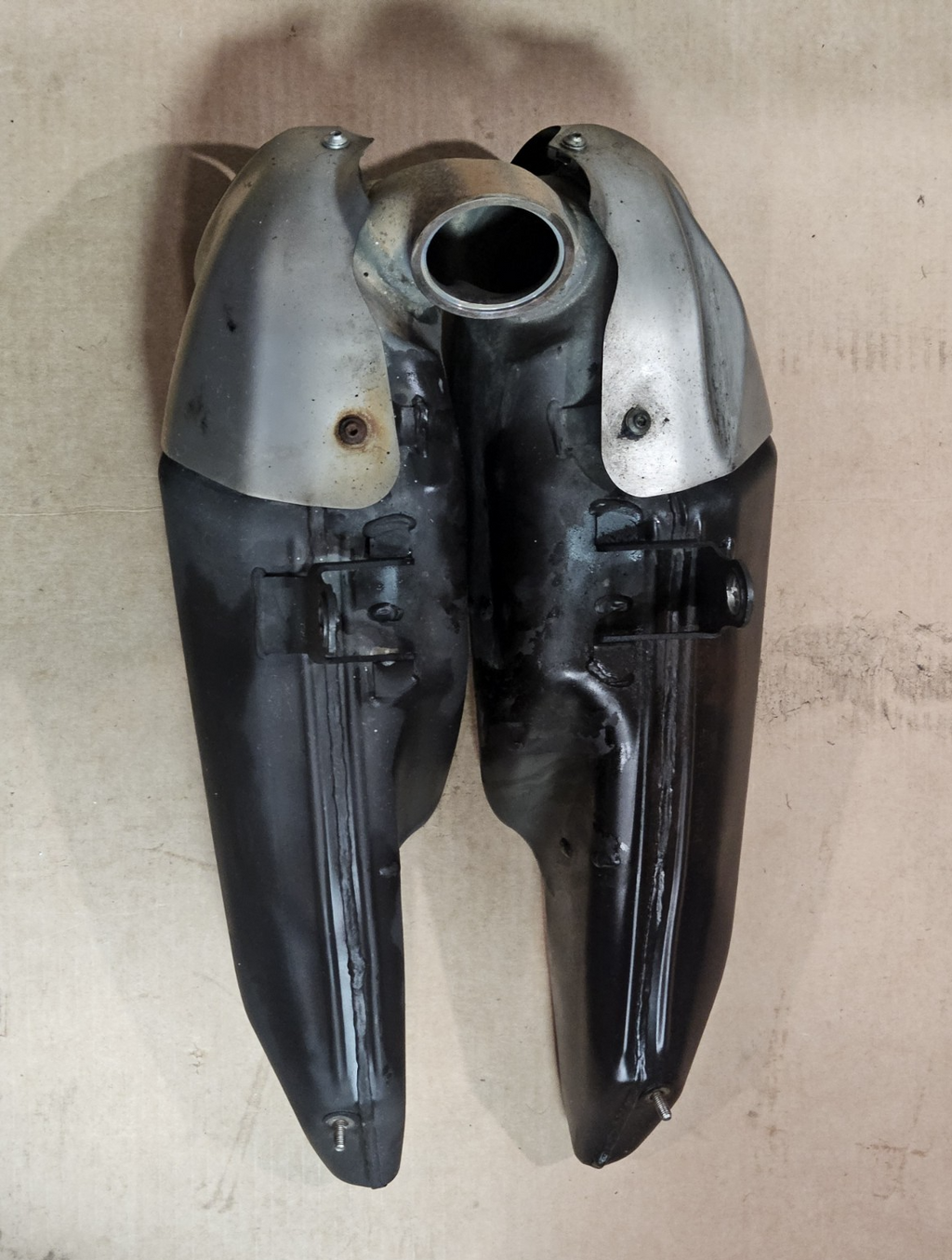15-17 Exhaust Muffler Pipe Collector Silencer Ducati Panigale 1299 959 OEM Can