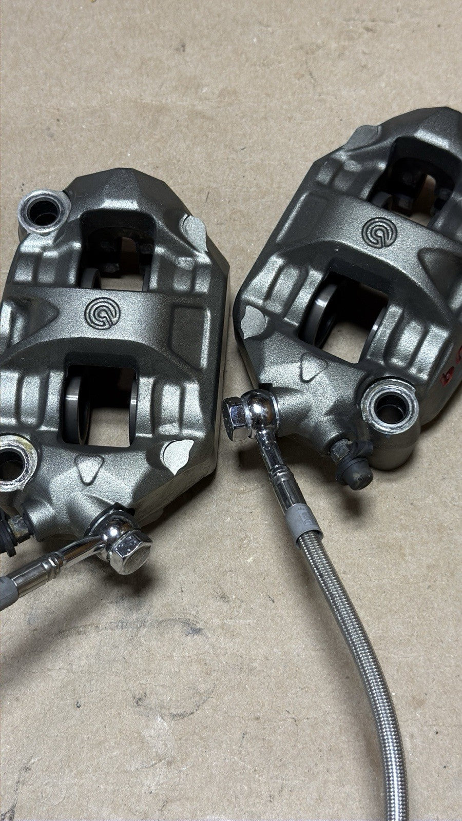 15-18 Aprilia RSV4 RR RF Tuono V4 Brembo Front Brake Calipers Left Right