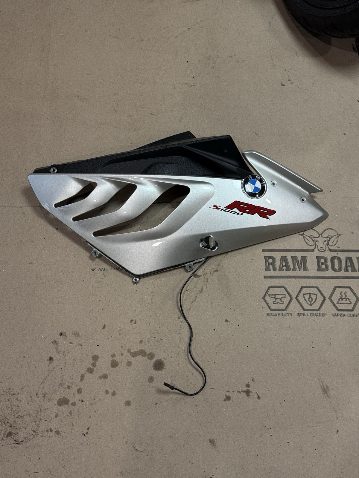 09-14 BMW S1000RR OEM Right Side Fairing Body Panel Cowl Bronze Gray Gold