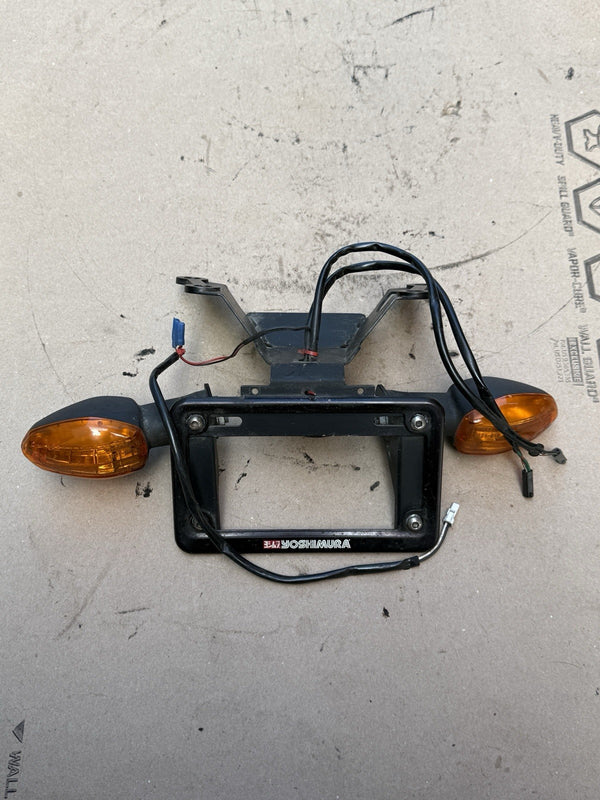 11-25 Suzuki GSXR 1000 Yoshimura Fender Eliminator LED Plate Holder Blinkers0
