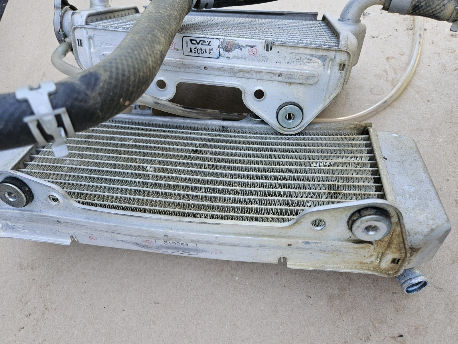 16-18 Kawasaki KX450F Radiator Set Left Right Complete Engine Cooling DMG