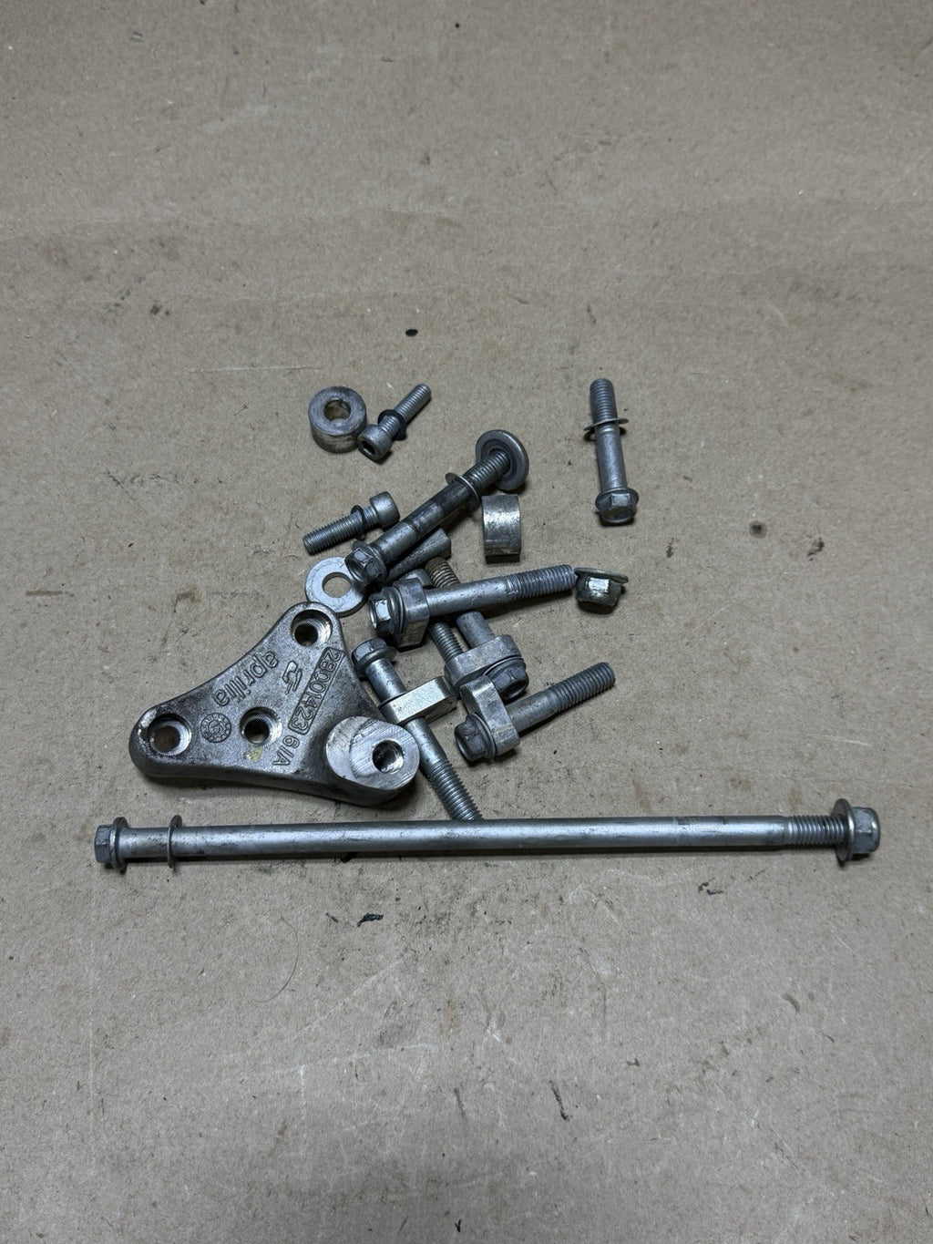 15-18 Aprilia RSV4 1000 OEM Engine Frame Mount Bolts Hardware Set