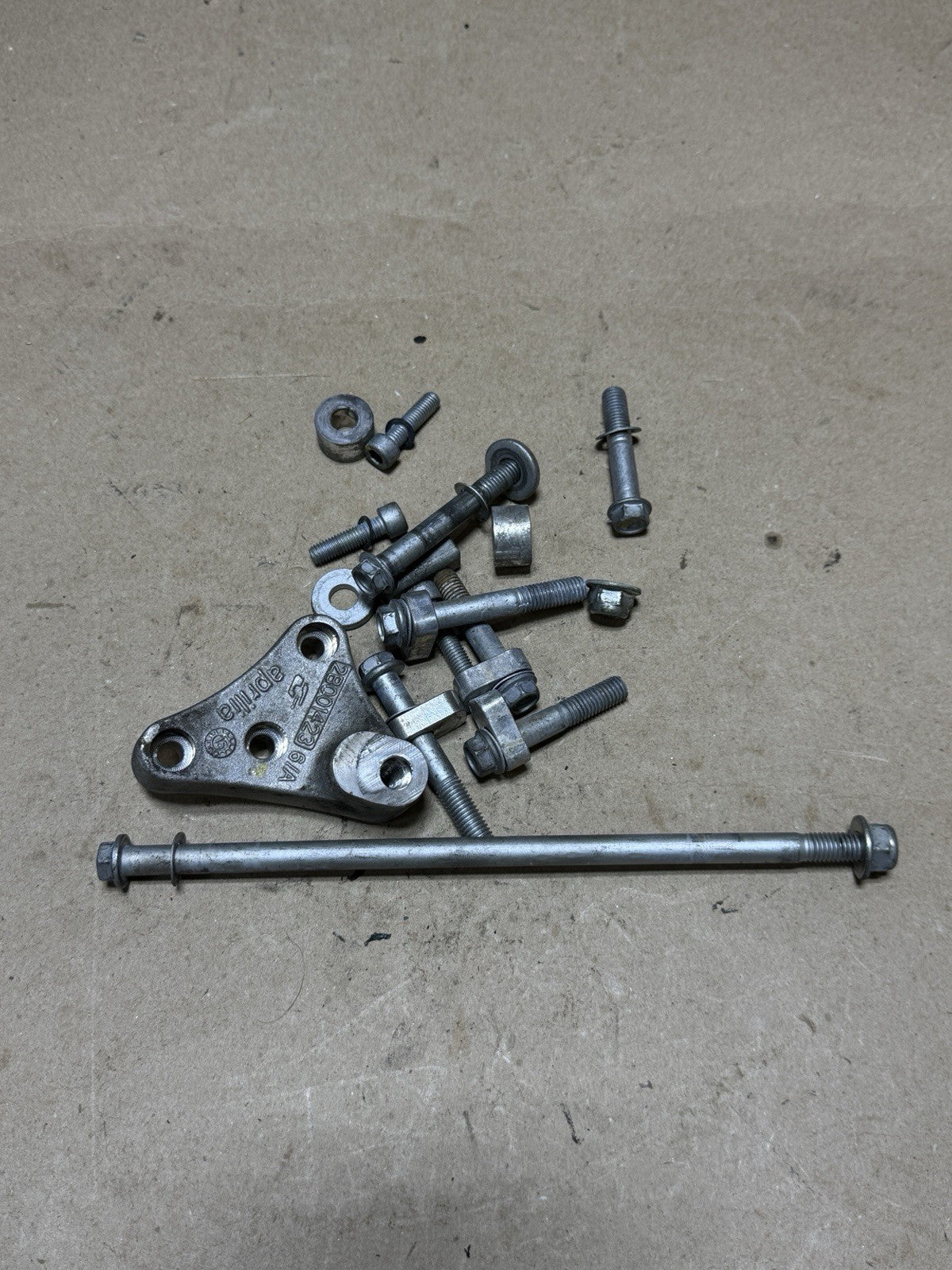 15-18 Aprilia RSV4 1000 OEM Engine Frame Mount Bolts Hardware Set