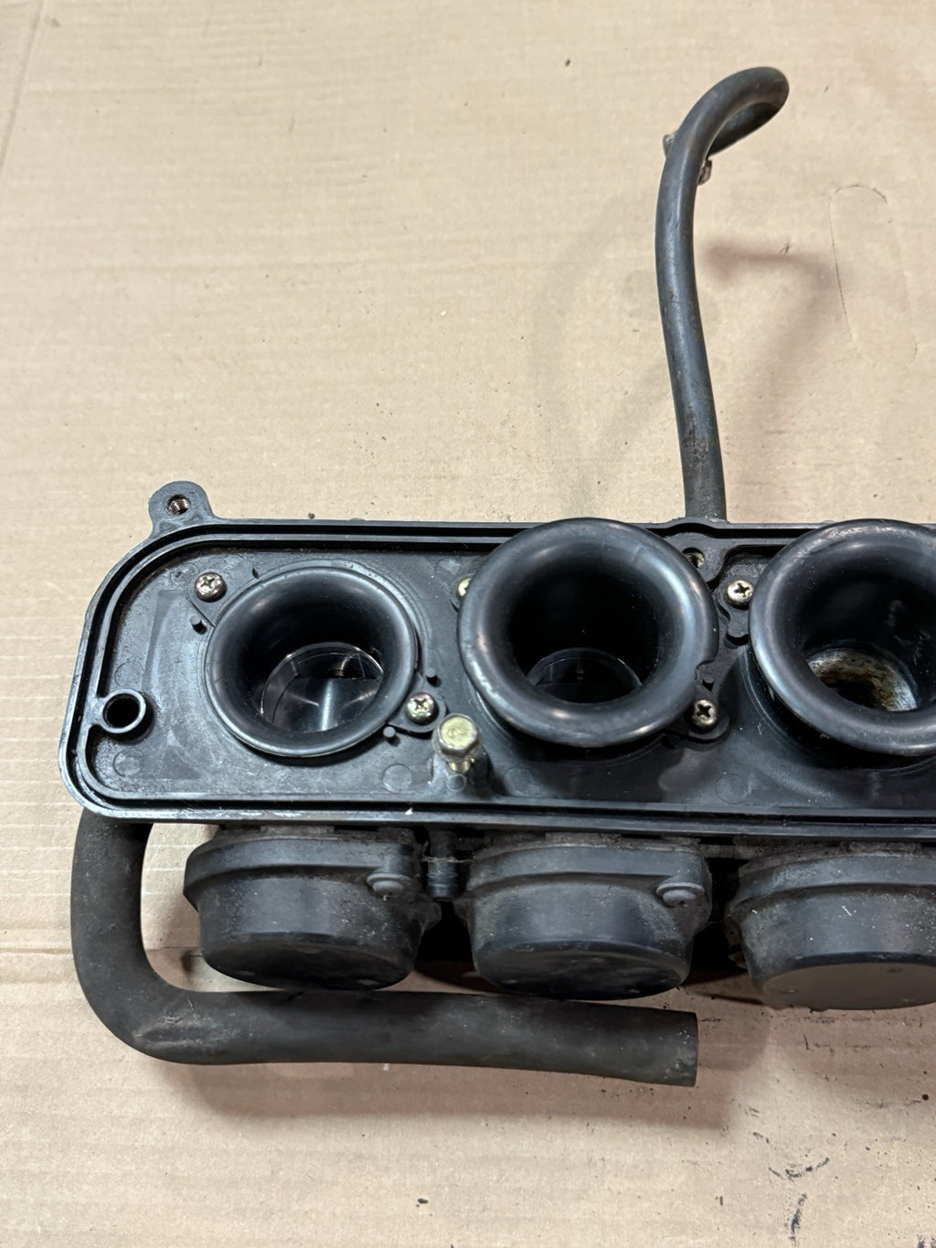 1998-1999 Kawasaki Ninja ZX6R ZX-6R ZX600G OEM Carburetors Carbs Carb Rack Bank2