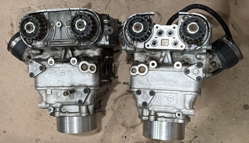 94-03 Ducati 748 OEM Vertical Horizontal Cylinder Head Engine Top End Motor Set