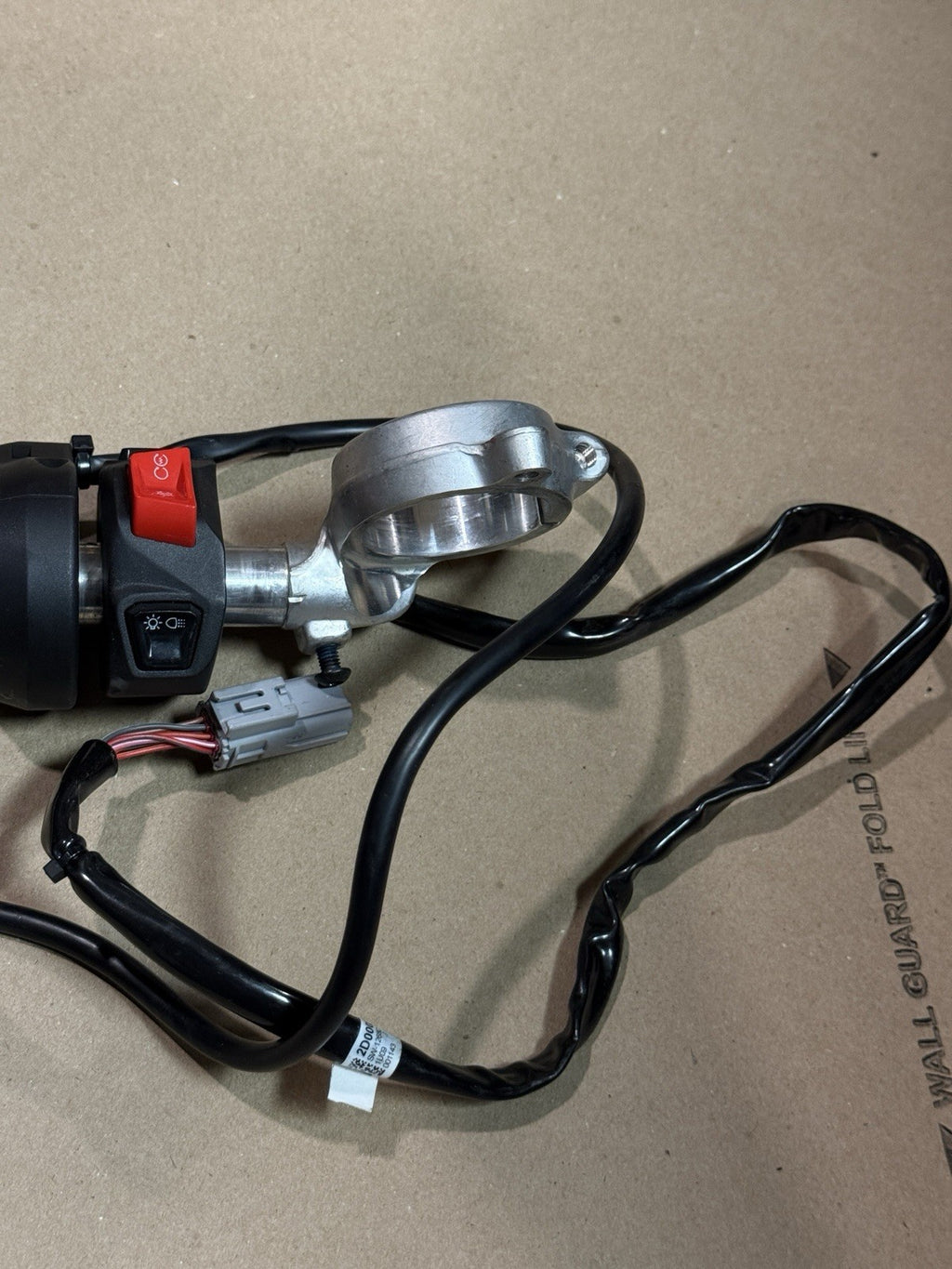 Genuine OEM Aprilia RSV4 Right Clip-On Handlebar w/ Switches Ignition 2021-2024