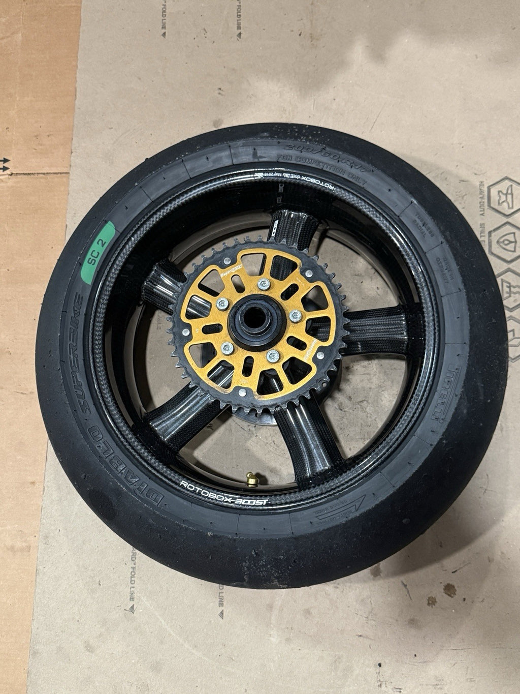 Rotobox Boost Carbon Wheels Set Front Rear 17x3.5 17x6 2010-2019 BMW S1000RR HP4