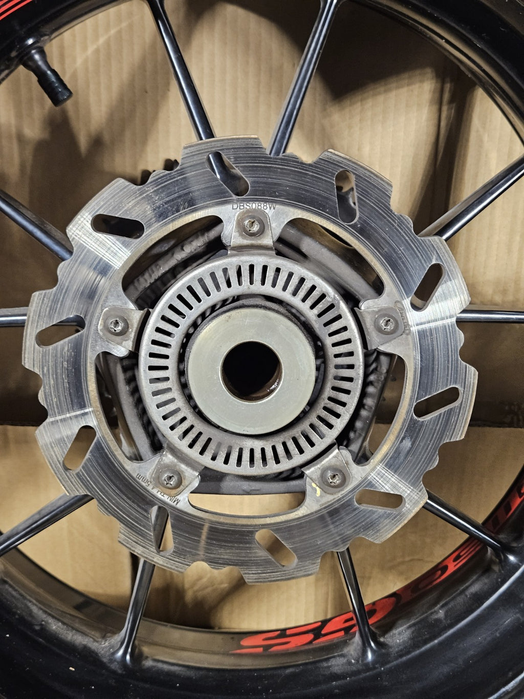 2012 BMW S1000RR OEM Front Rear Wheels Rims Set with Brake Rotors Wheel Pair22