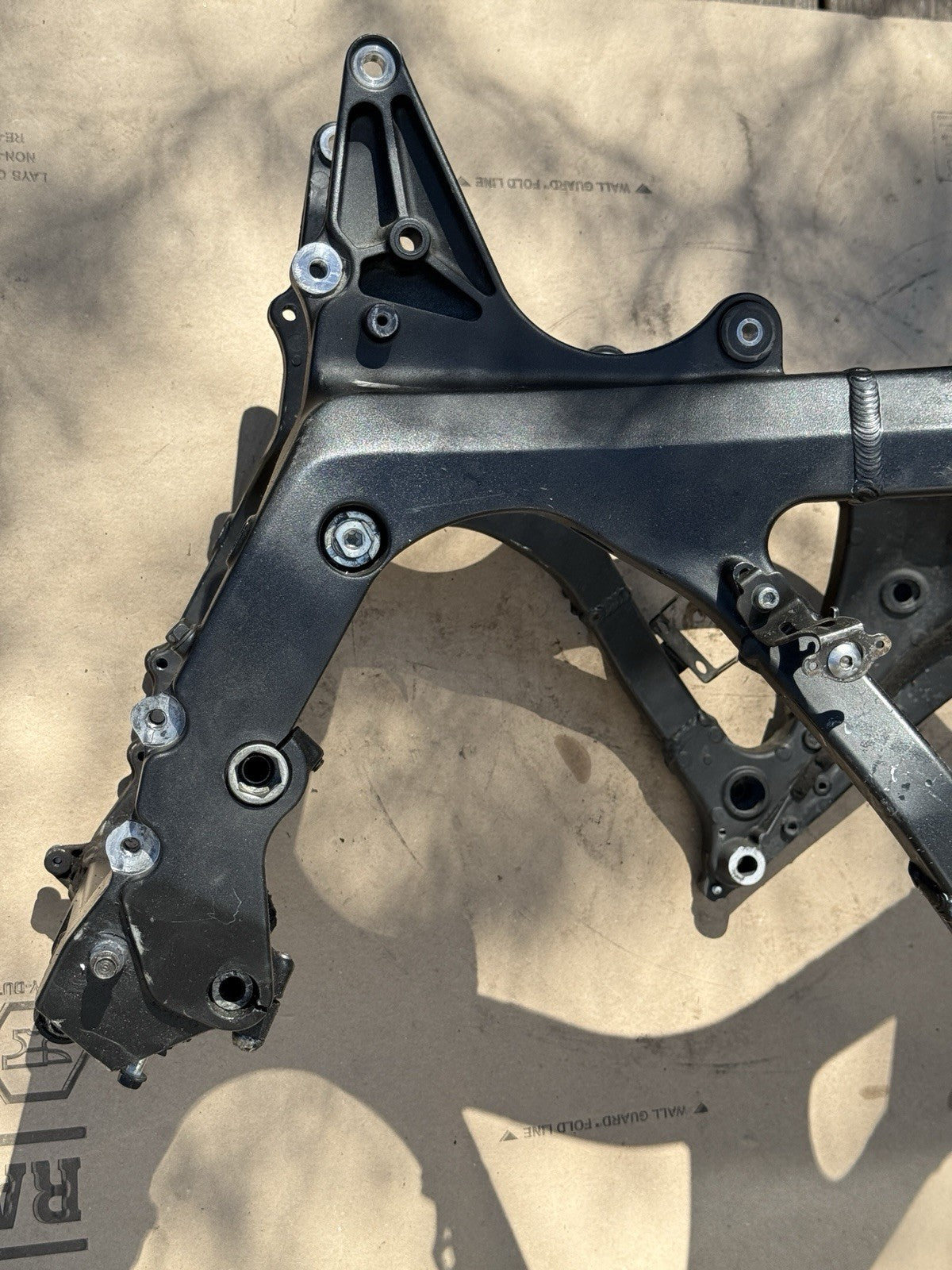 05-06 2006 Honda CBR600RR Cbr 600RR Main Frame Chassis Ez Reg Cln 5000 Miles OEM