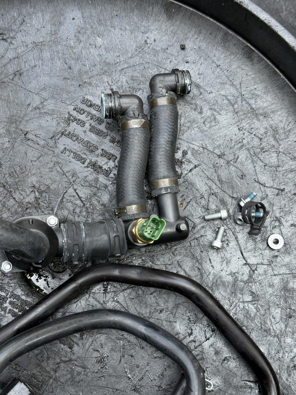 2021-2024 Aprilia RSV4 Tuono V4 OEM Radiator Coolant Hoses Thermostat Sensor Set4