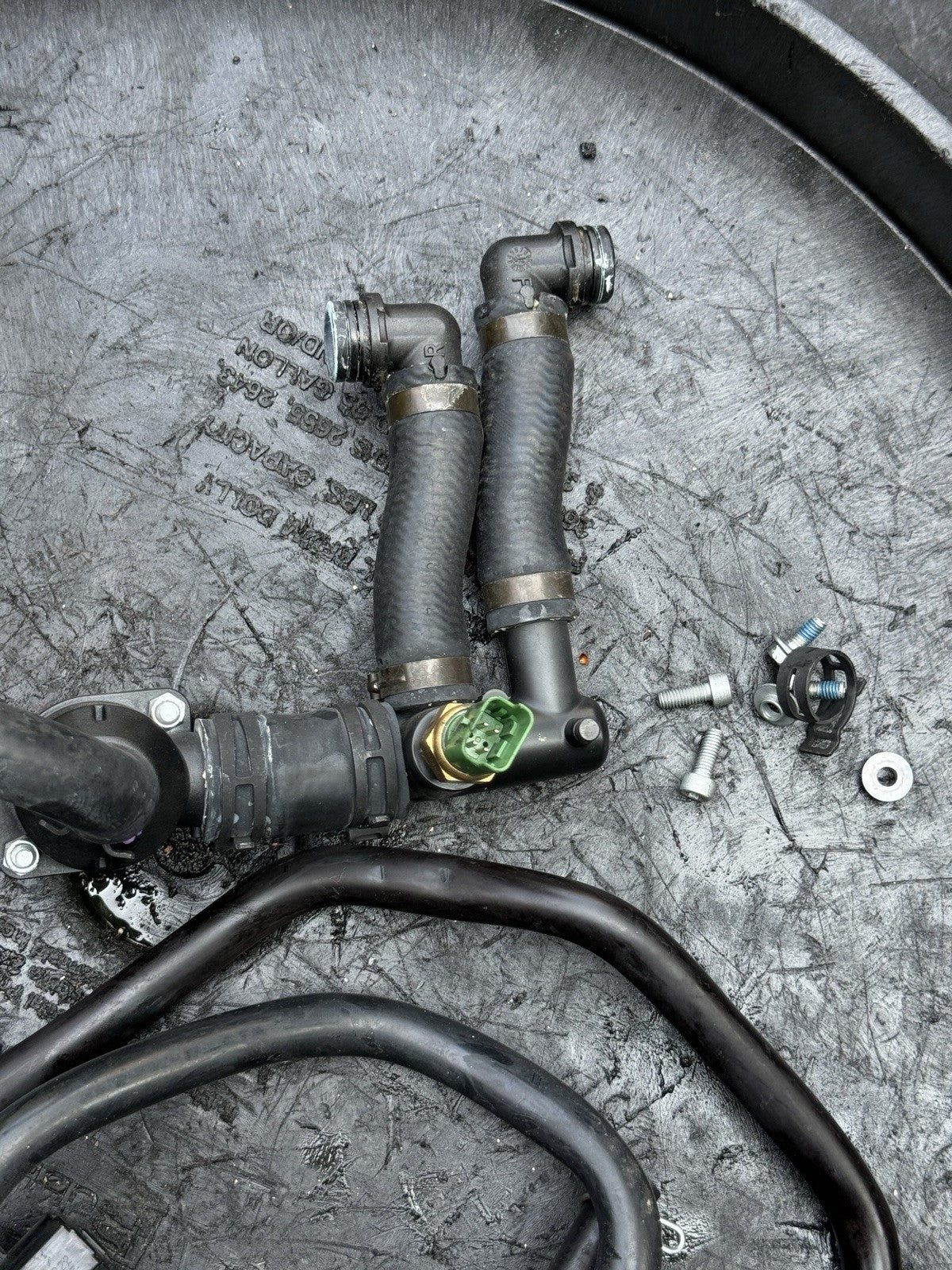 2021-2024 Aprilia RSV4 Tuono V4 OEM Radiator Coolant Hoses Thermostat Sensor Set4