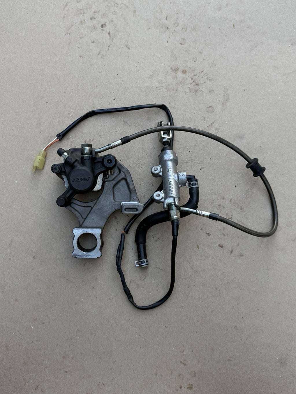 2012-2016 Suzuki GSXR1000 OEM Rear Brake Master Cylinder Caliper Bracket