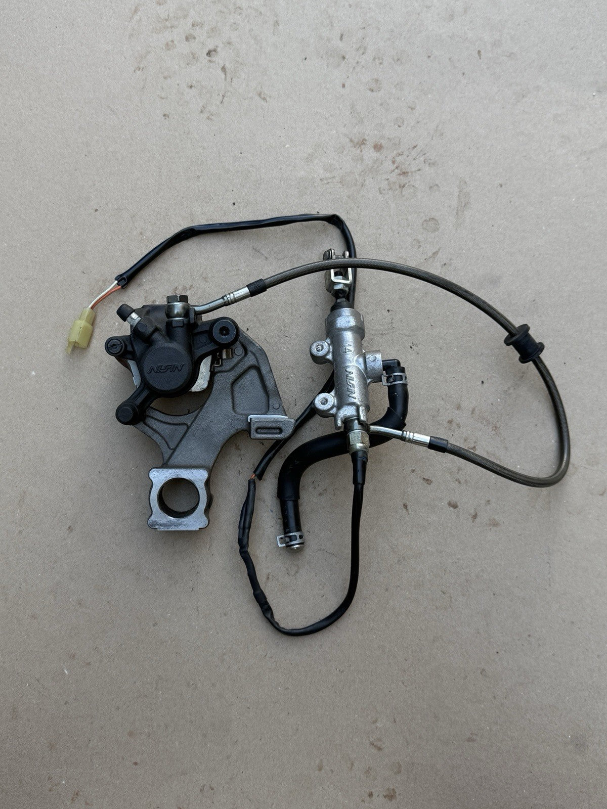 2012-2016 Suzuki GSXR1000 OEM Rear Brake Master Cylinder Caliper Bracket