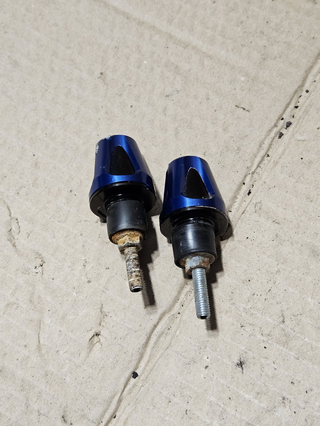 Driven Racing Blue Bar Ends Handlebar Weights DBEW Universal Motorcycle GSXR6000
