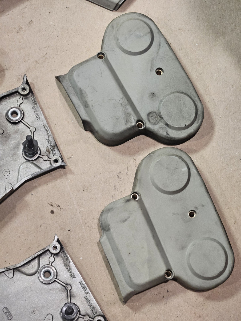 01-02 2001 Ducati 748 996 ST4 OEM Timing Belt Cover Cases Engine Motor Lot Set