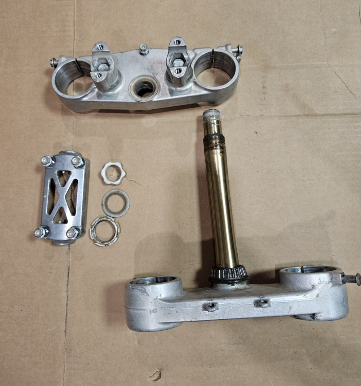 2007 Suzuki Rmz 450 Triple Tree + Clamps 07 RMZ450 05 - 07 Fork Tube Stanchion