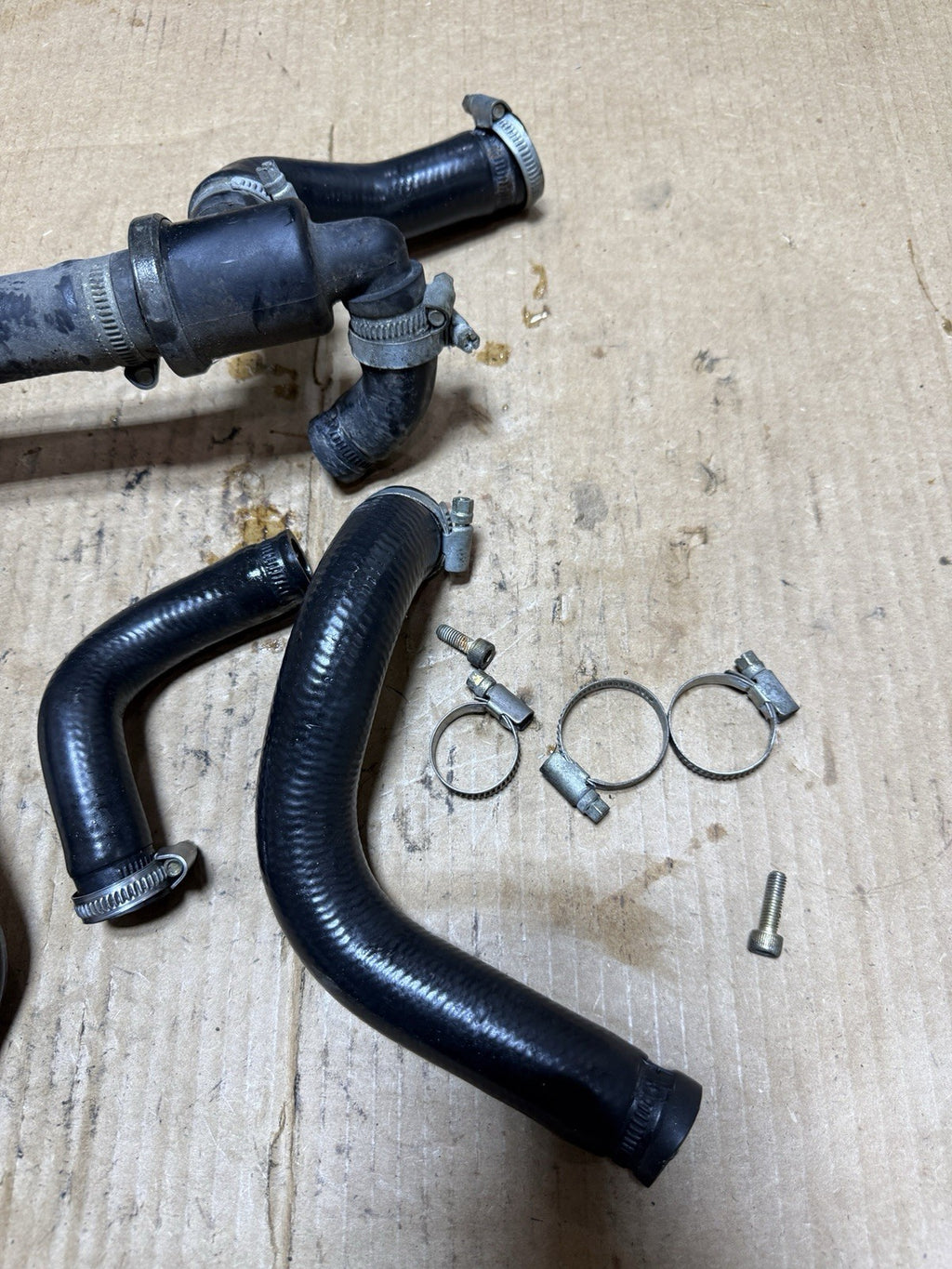 93-02 Ducati OEM ST4S ST4 748 916 996 Coolant Hoses Thermostat Clamps Parts Fan